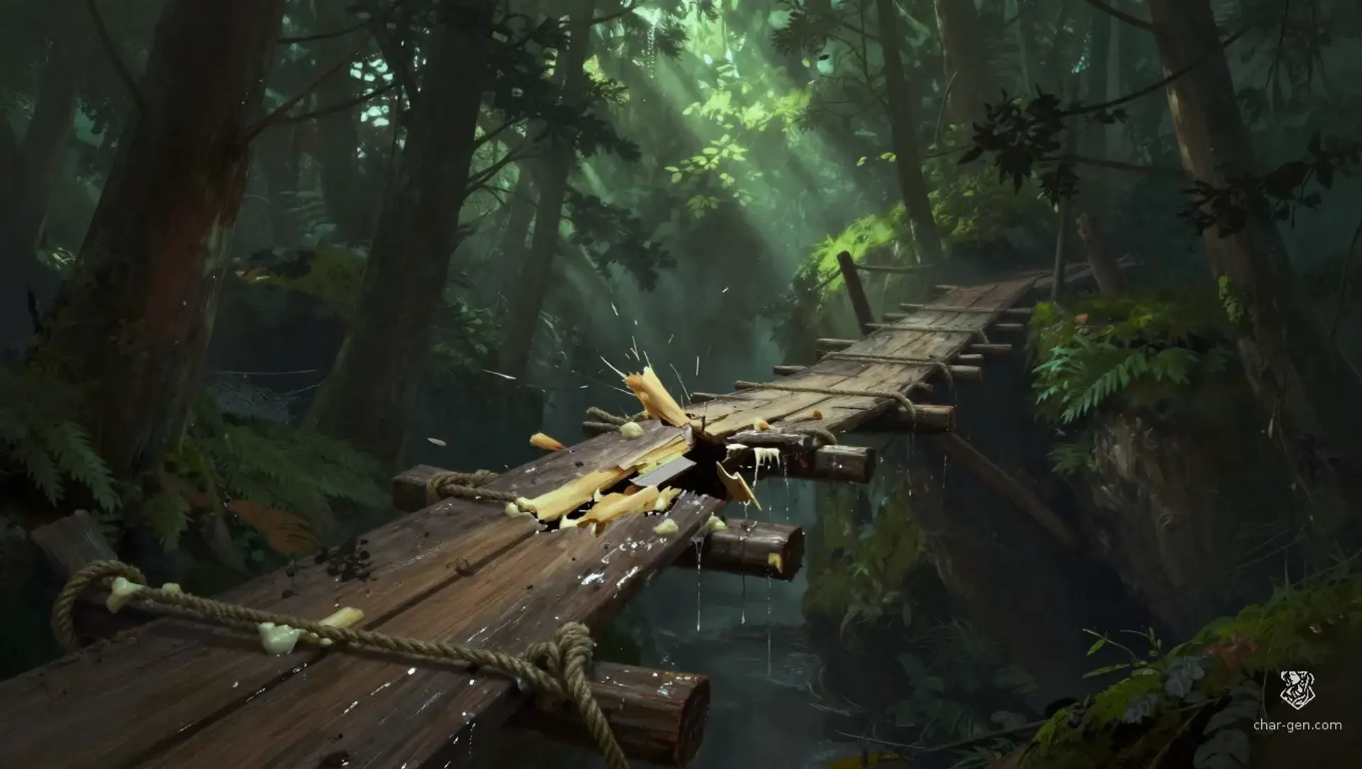 The Greased Timber-Fall