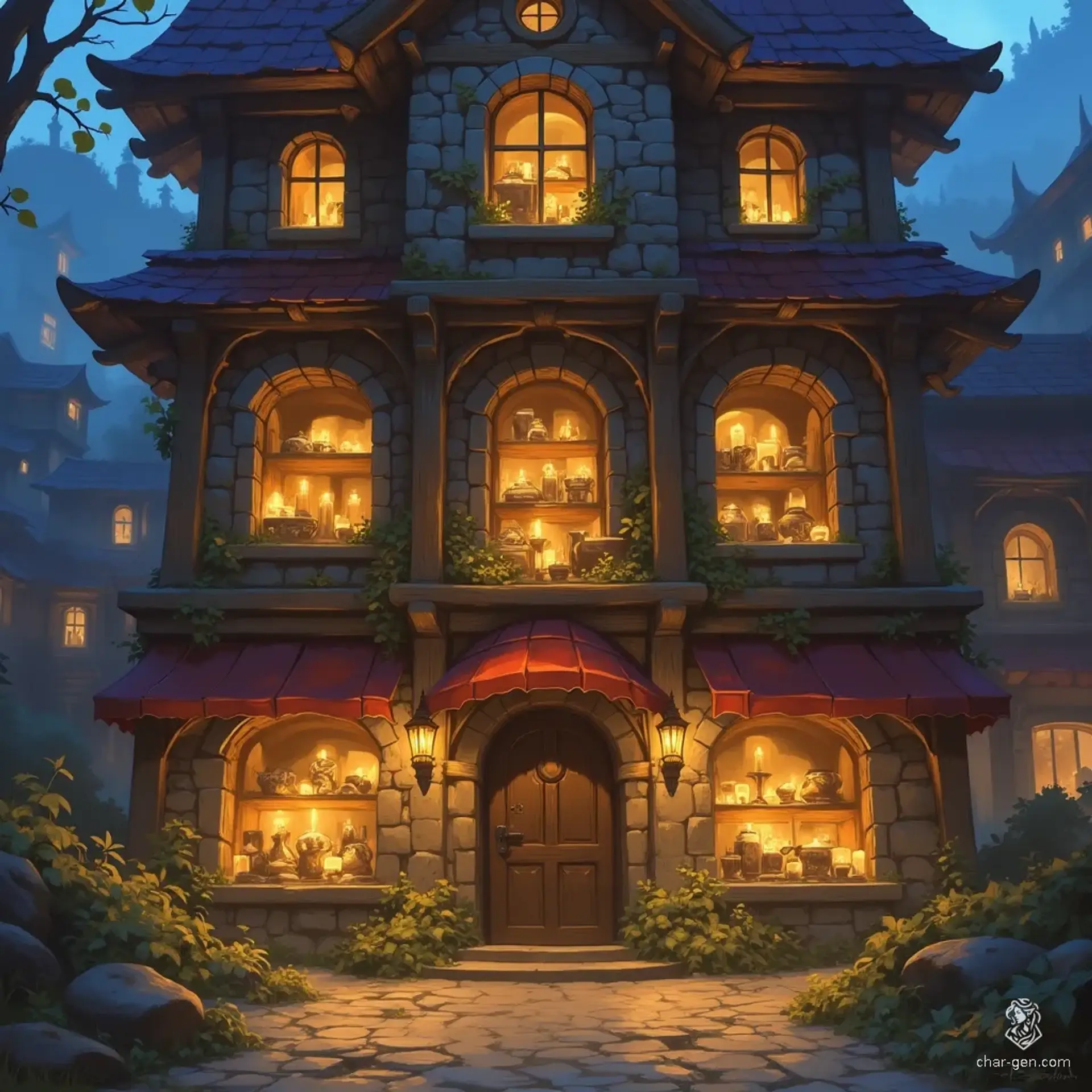 The Enchanted Chalice - AI-generated fantasy Shop