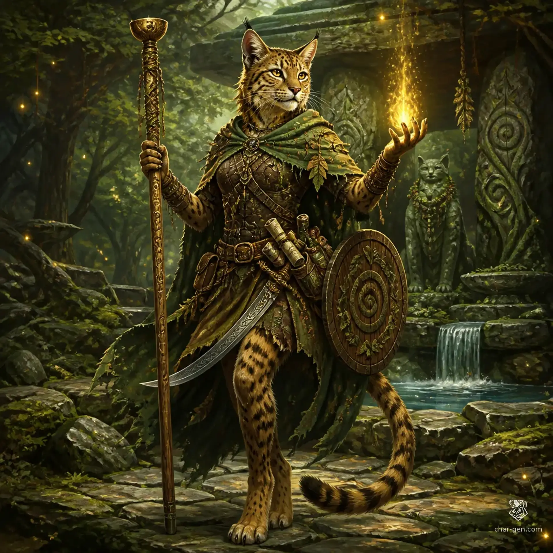 Cy - AI-generated fantasy Character