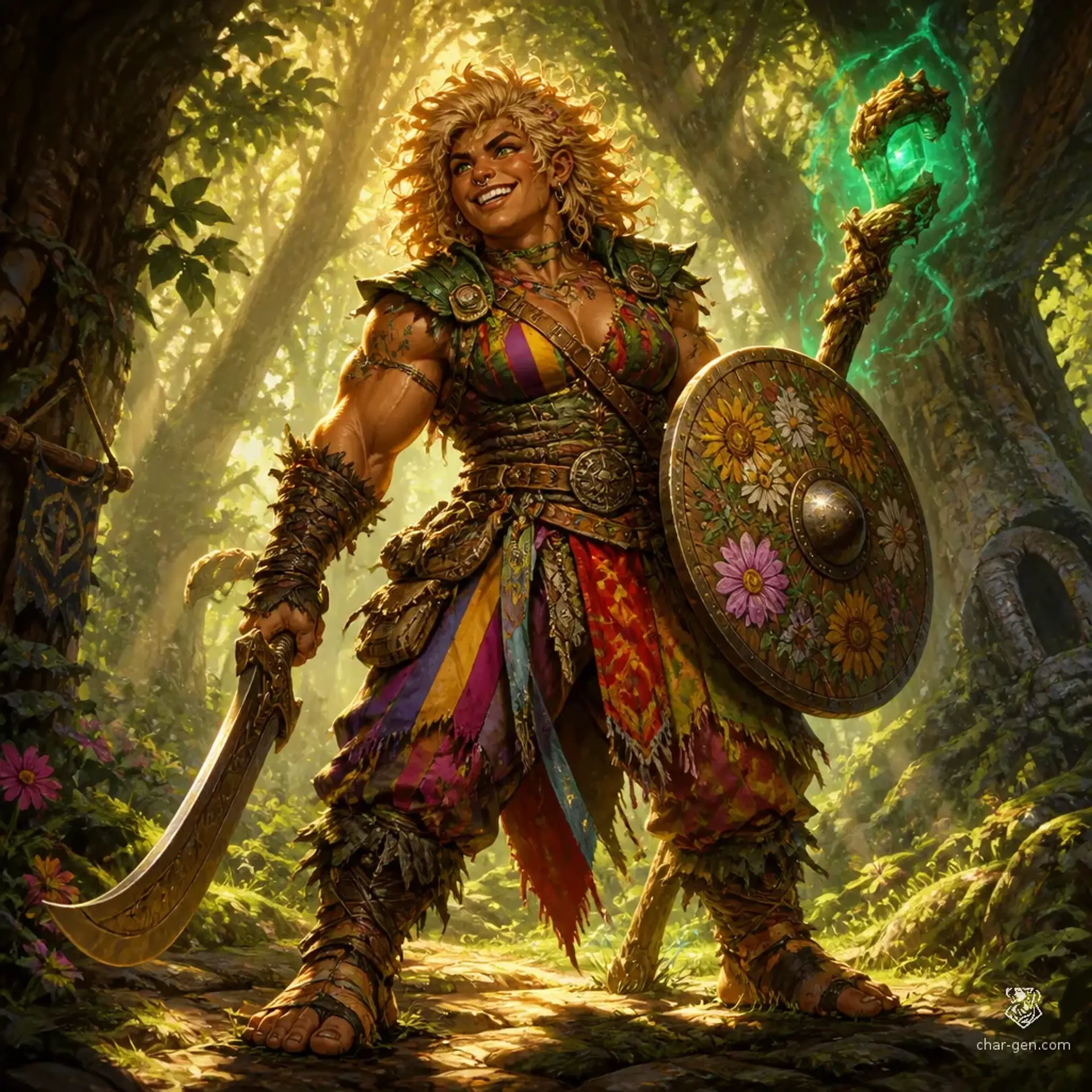Chicki - AI-generated fantasy Character