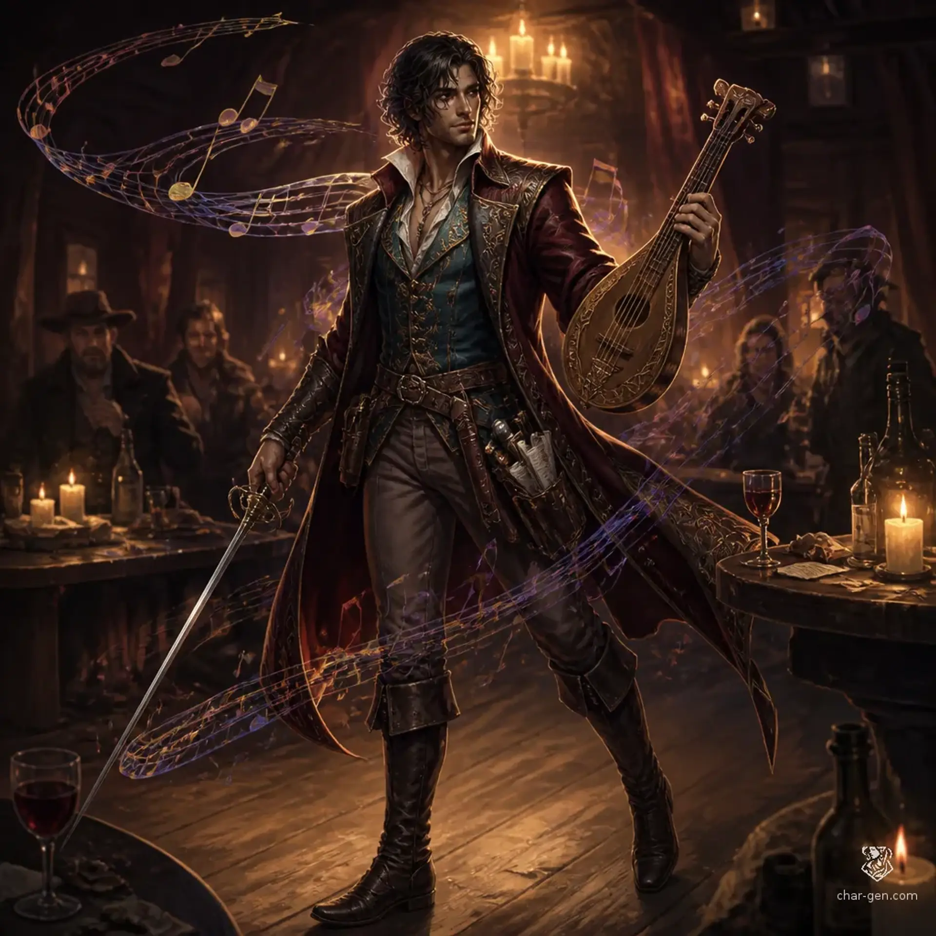 James Vaelis - AI-generated fantasy Character