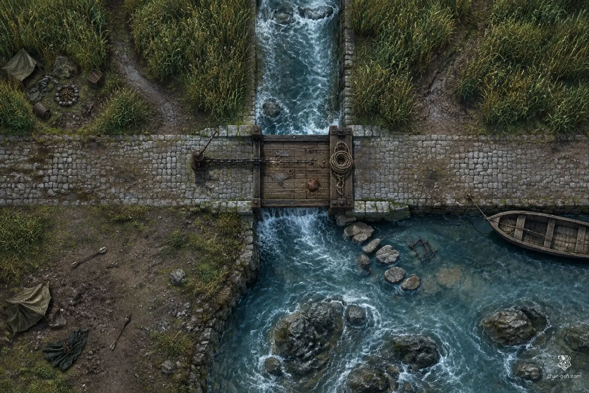 Keep the sluice gate shut