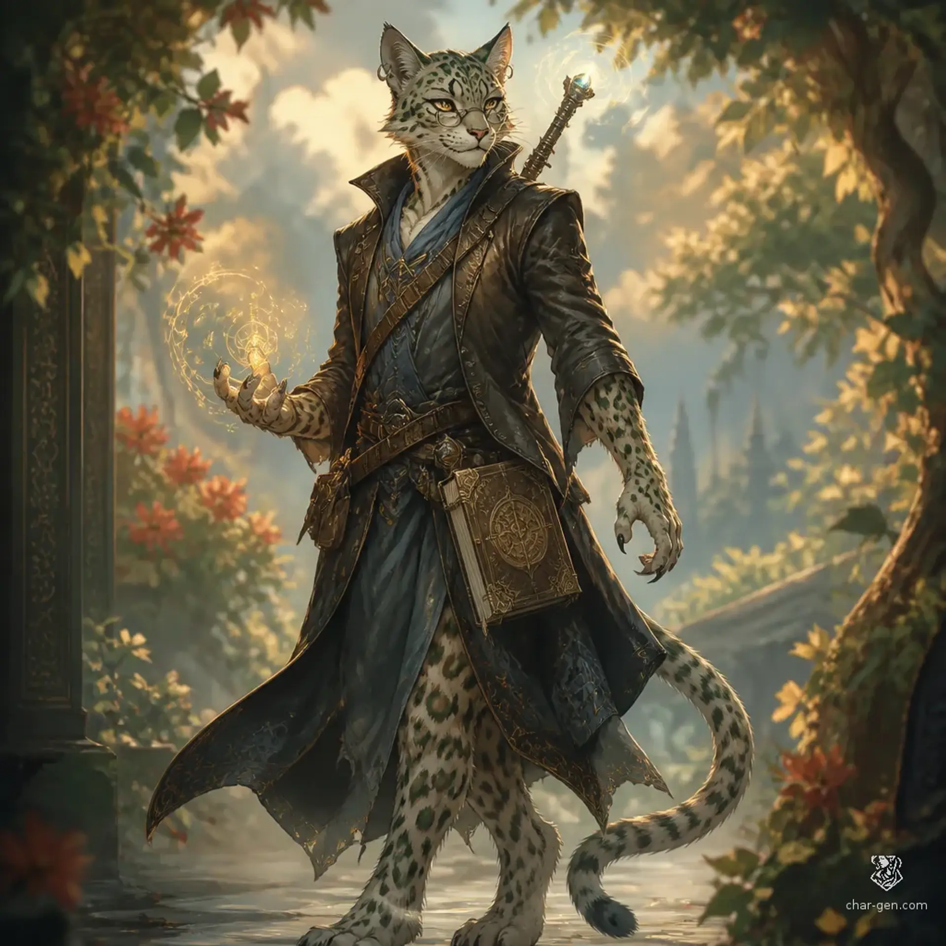 Myrel of the Haligtree - AI-generated fantasy Character