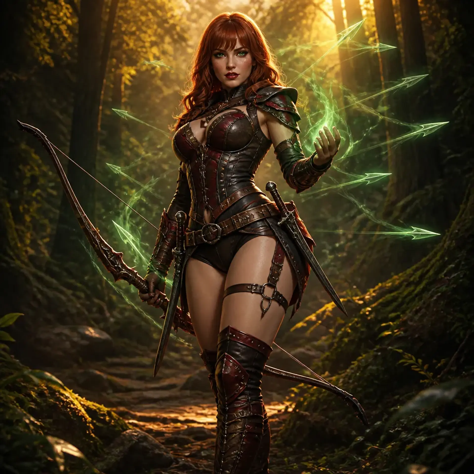 Amelia - AI-generated fantasy Character