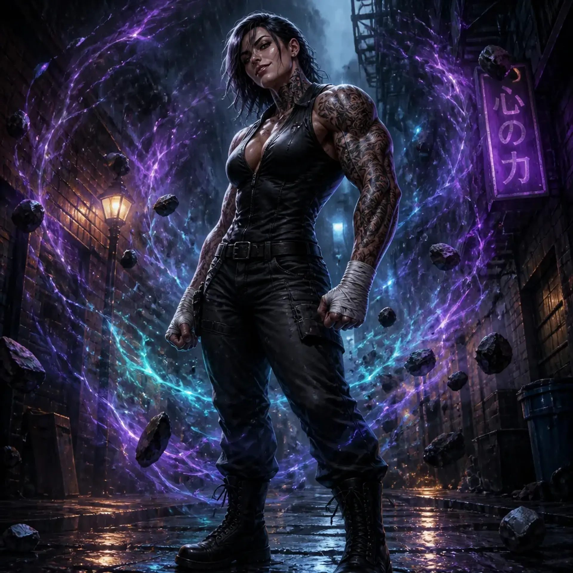 Vivian Cross - AI-generated fantasy Character