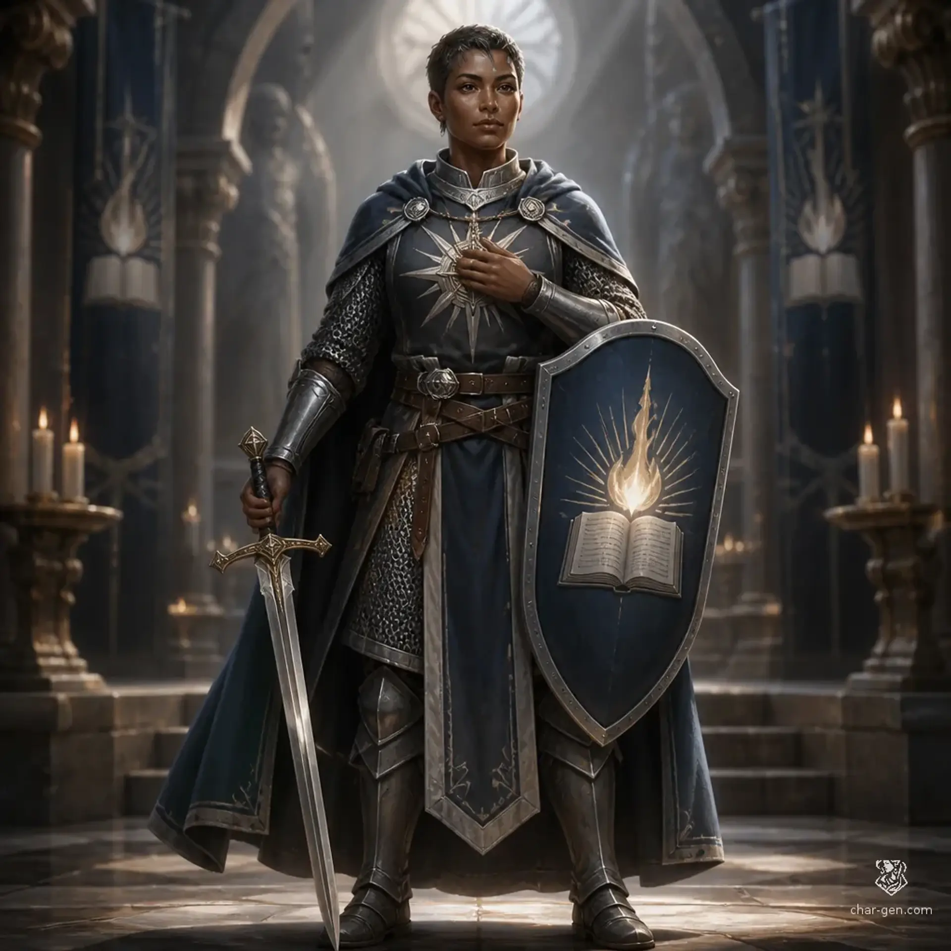 Indy - AI-generated fantasy Character
