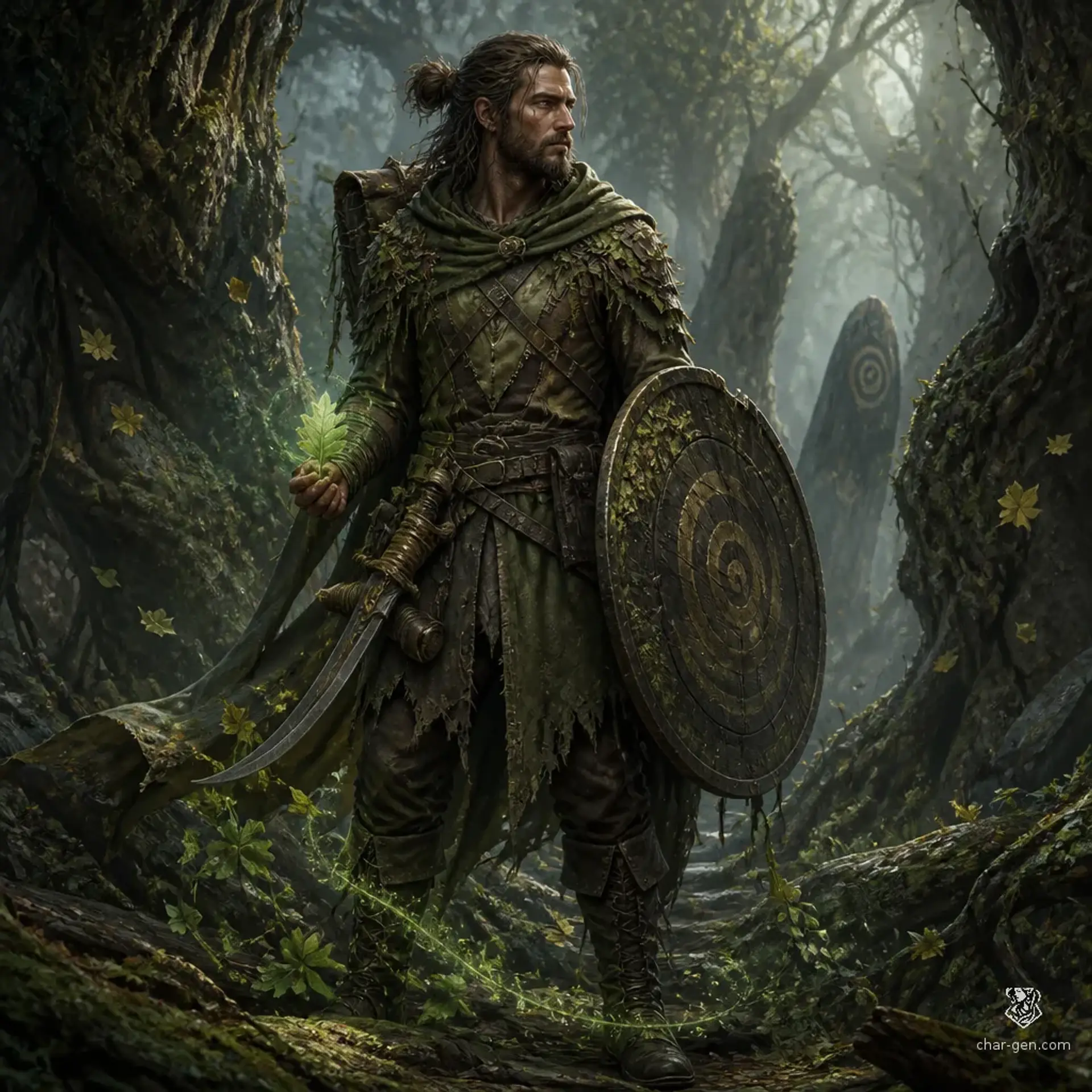 Kilroy of Afar Forest - AI-generated fantasy Character