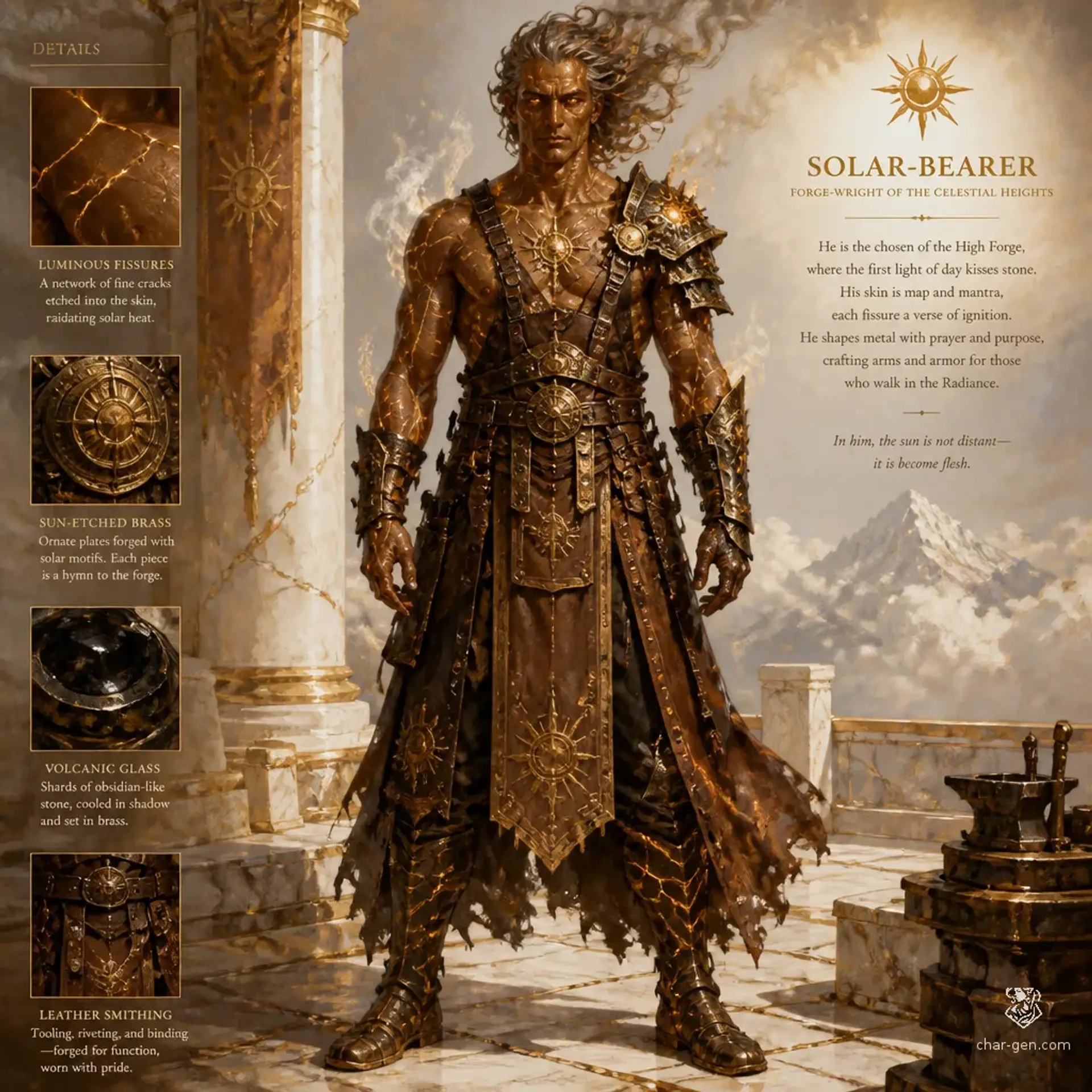 Ember-born - AI-generated fantasy Species