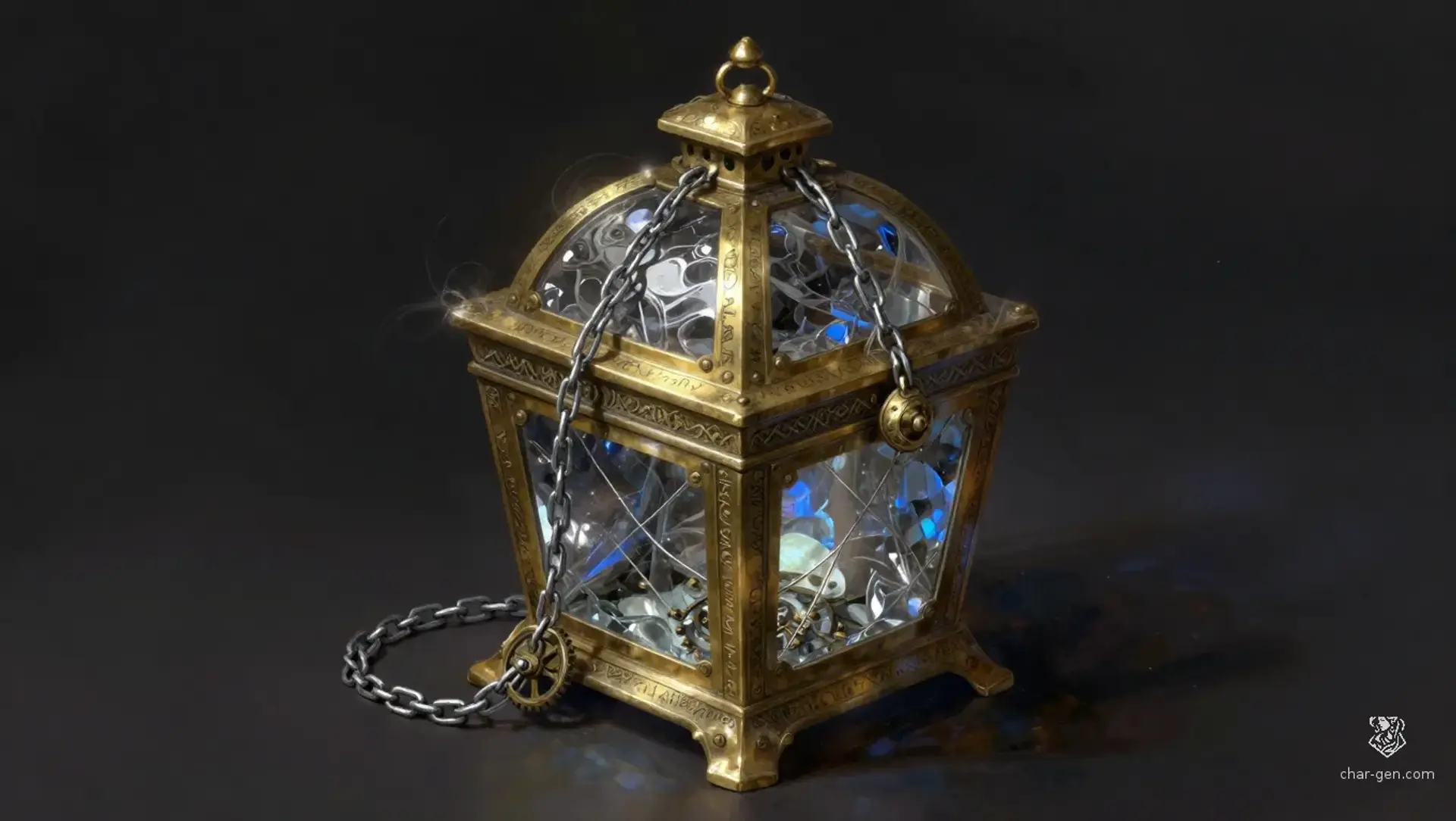 Lantern of Kindly Entry - AI-generated fantasy Magic Item