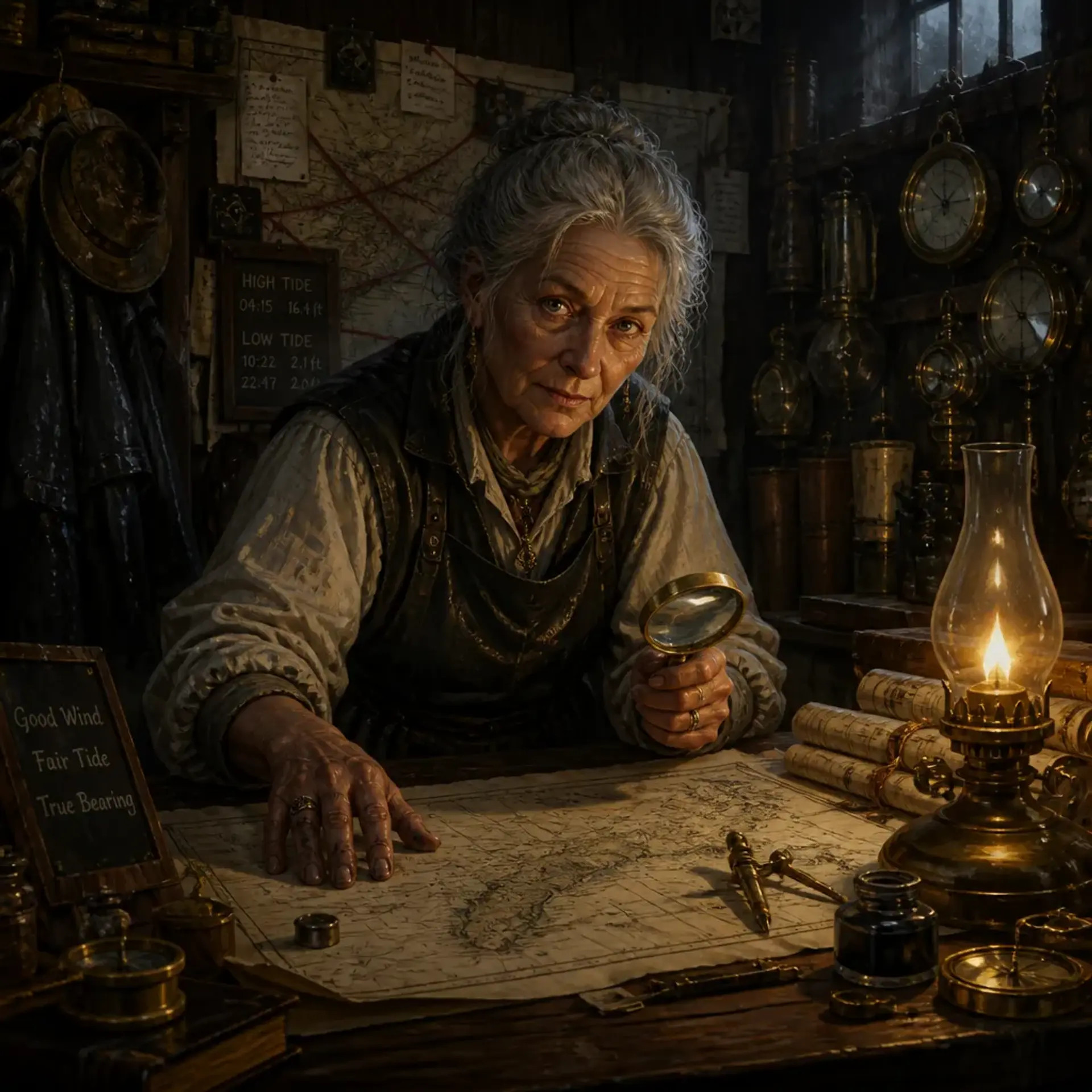 The Needle Room - AI-generated fantasy Shop