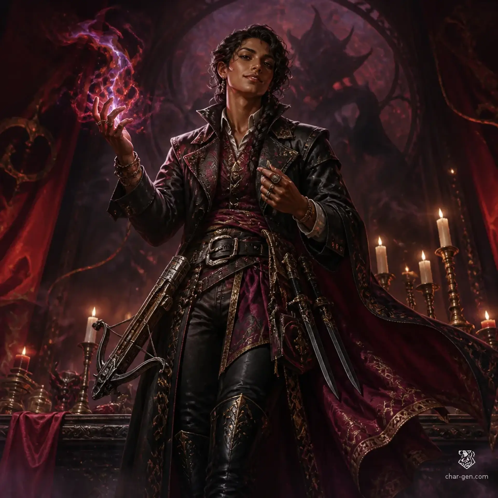Rune Baumann - AI-generated fantasy Character