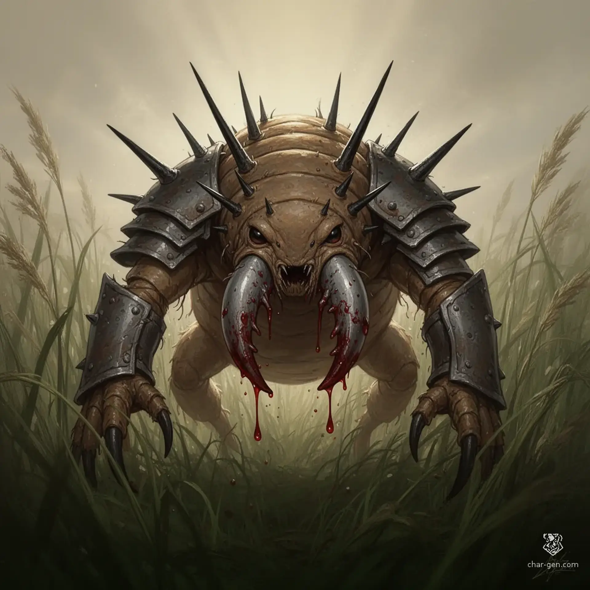 Angry Mite - AI-generated fantasy Monster