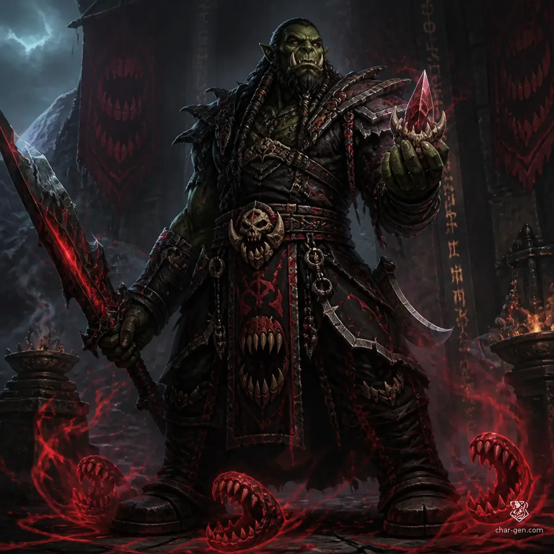 Goravanu Maeloc - AI-generated fantasy Character