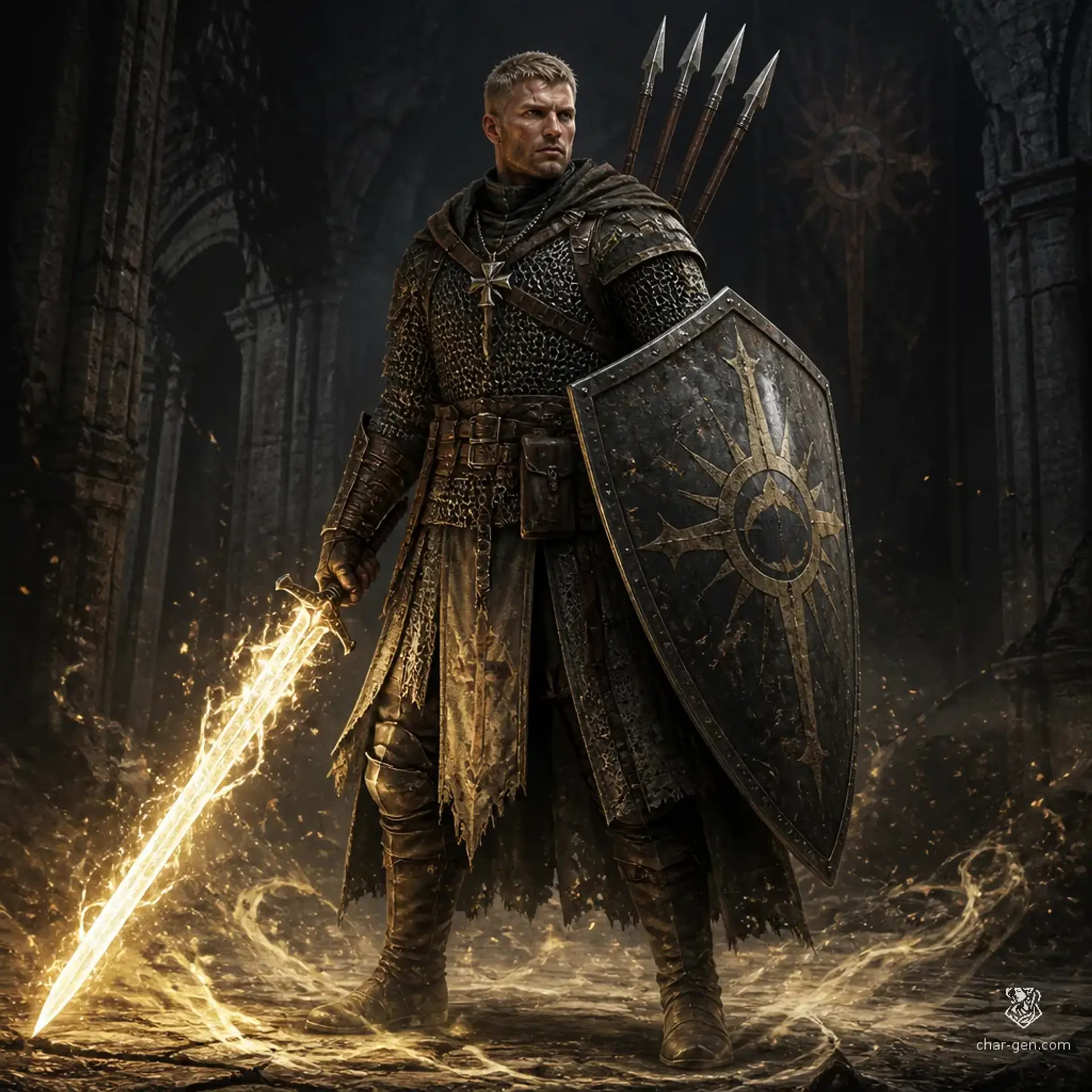 Ilar Voss - AI-generated fantasy Character
