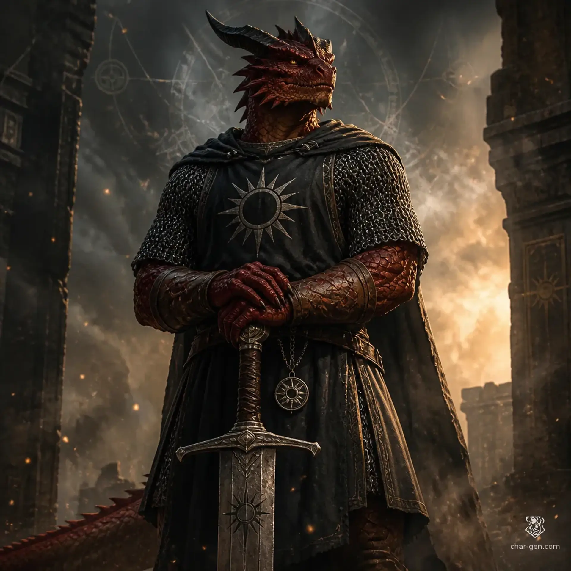 Vixik - AI-generated fantasy Character