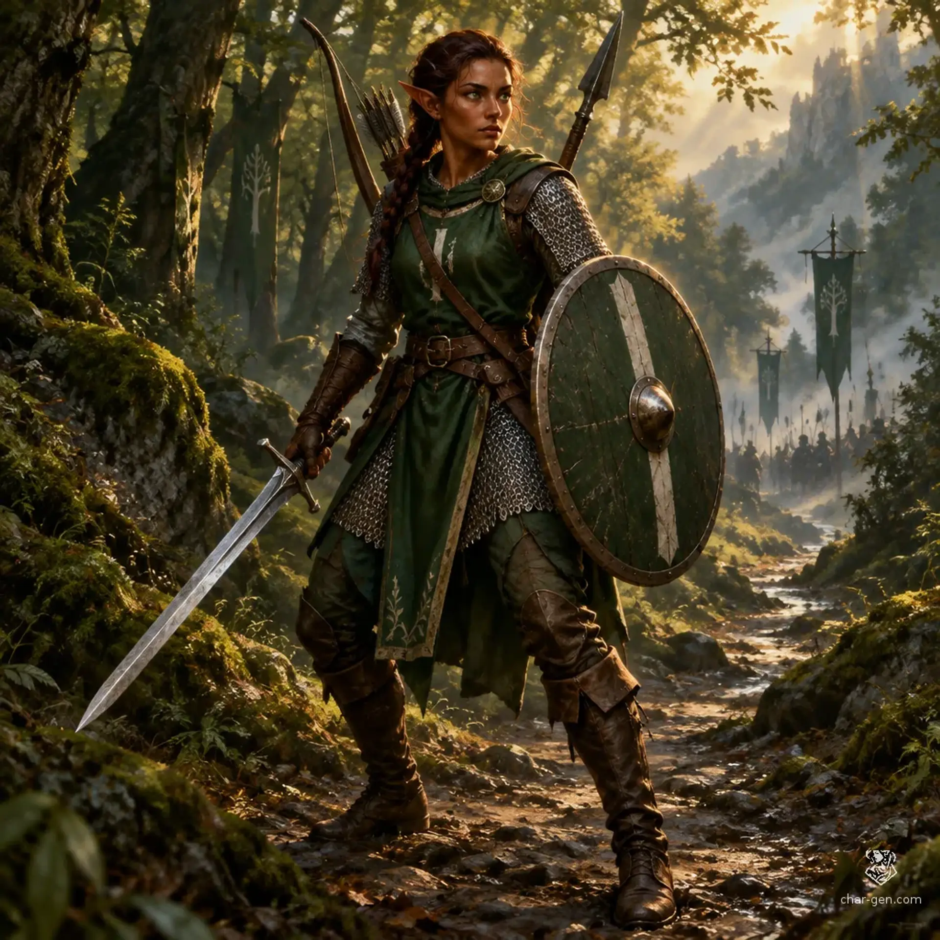 Kat - AI-generated fantasy Character