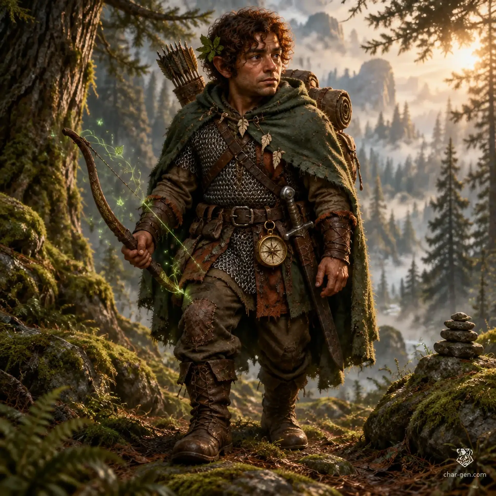 Tavi Brisk - AI-generated fantasy Character