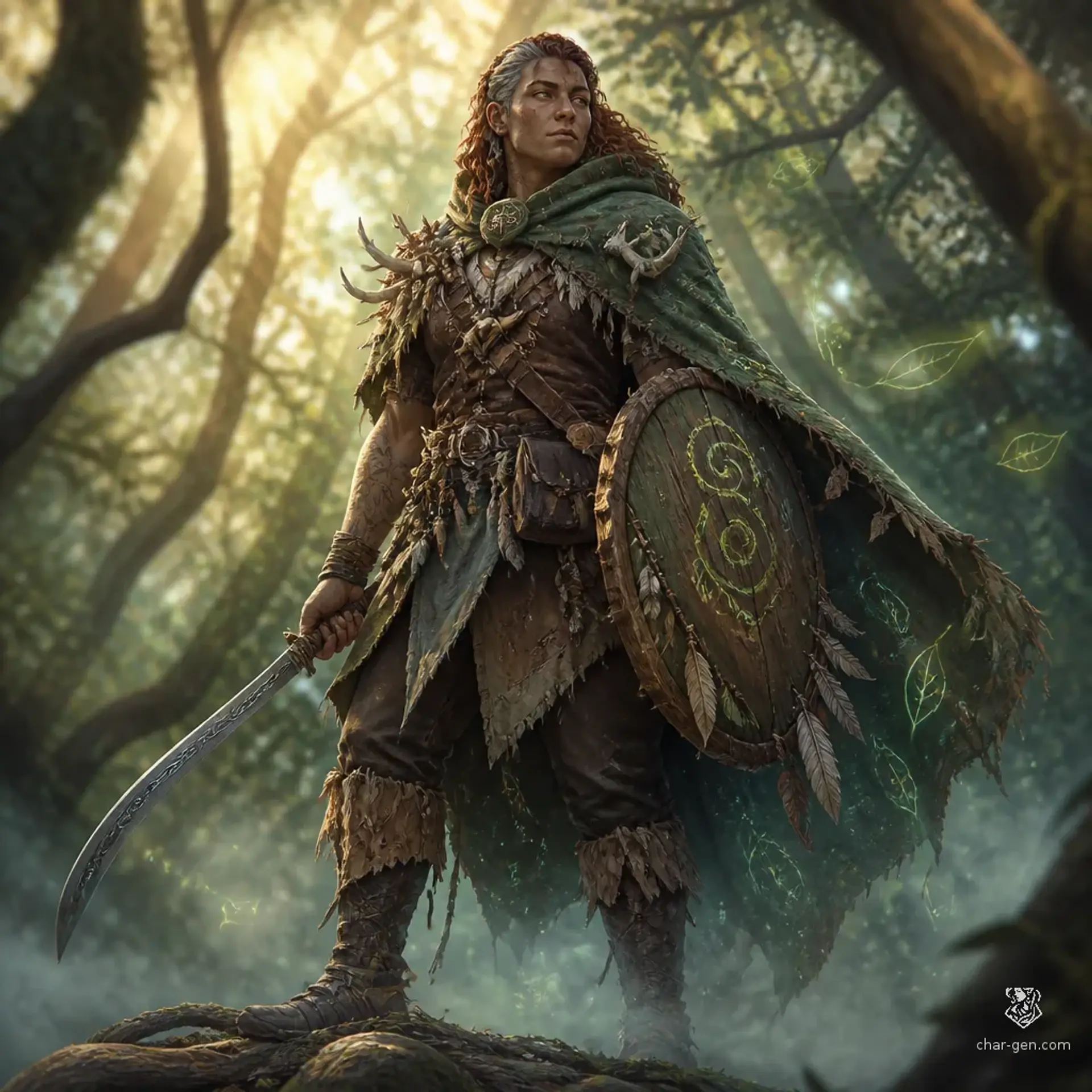 Rowan Vey - AI-generated fantasy Character