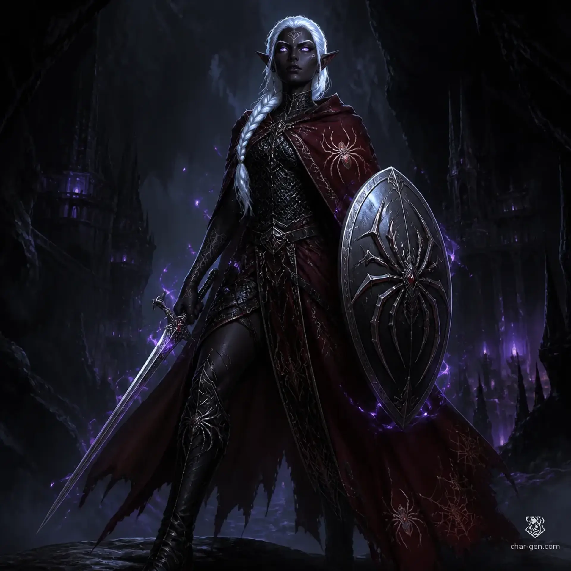 Aurelia Malys - AI-generated fantasy Character