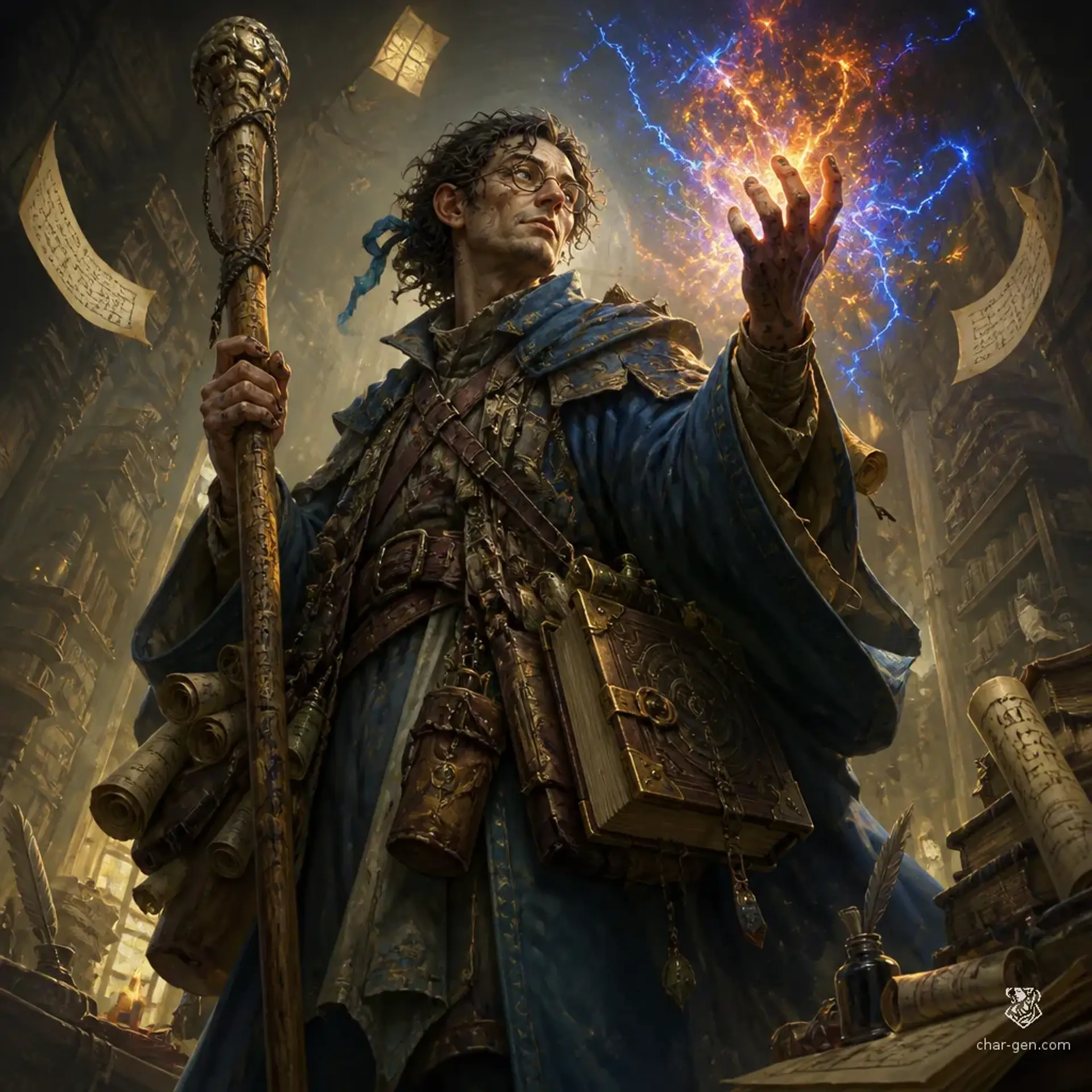 Timothy Wincklehorn III - AI-generated fantasy Character