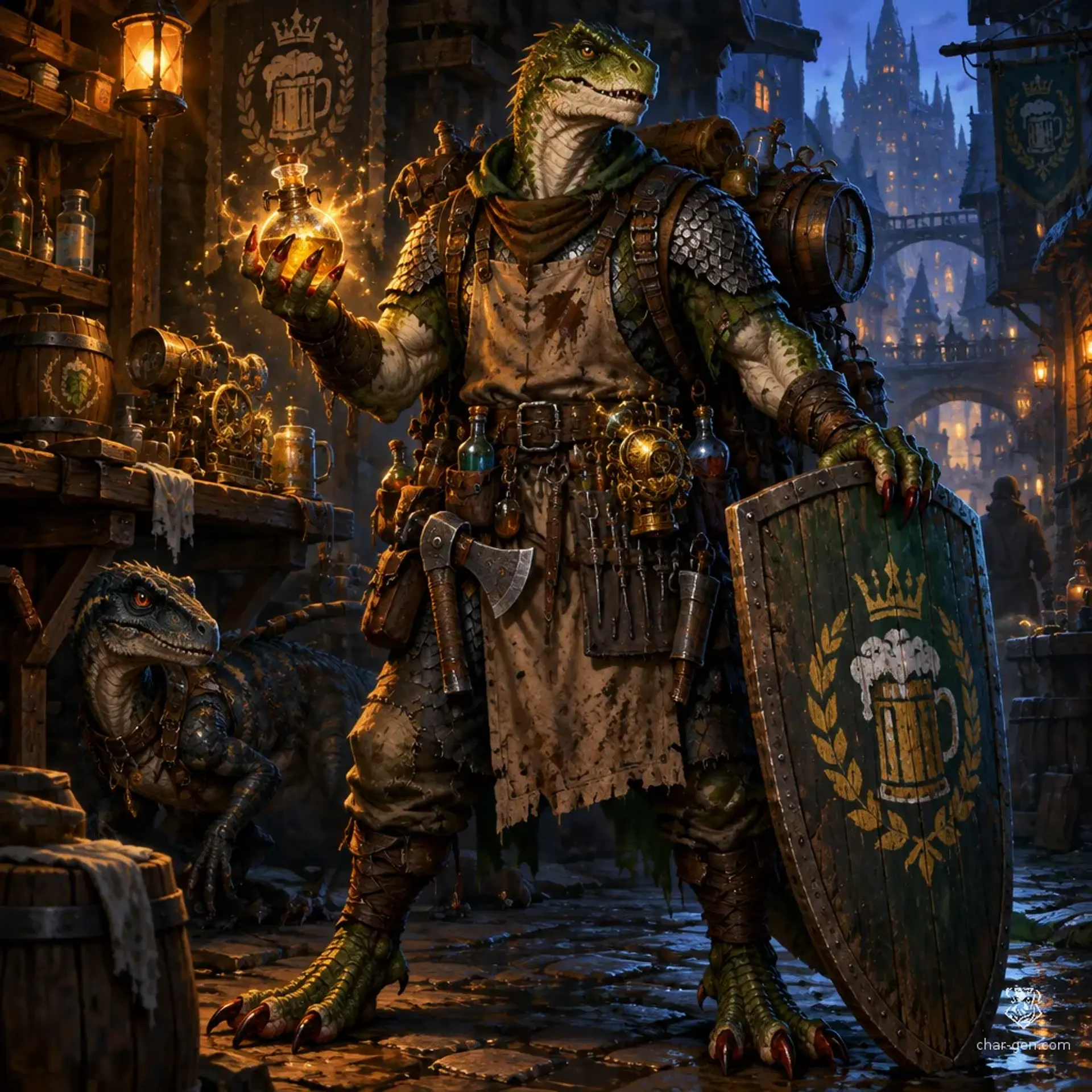 Jika - AI-generated fantasy Character