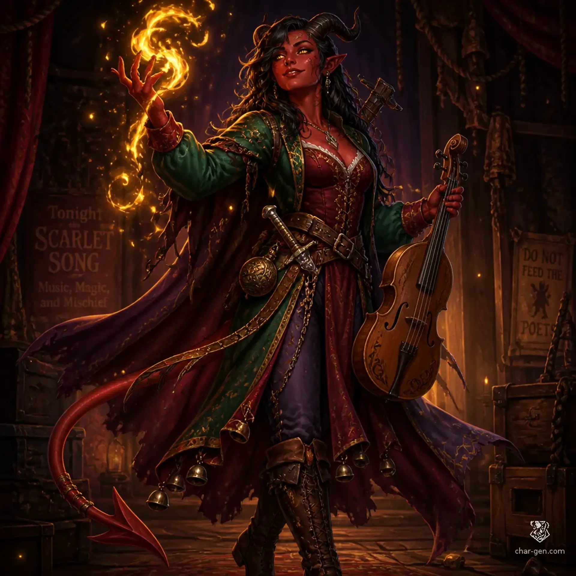 Lillyth - AI-generated fantasy Character