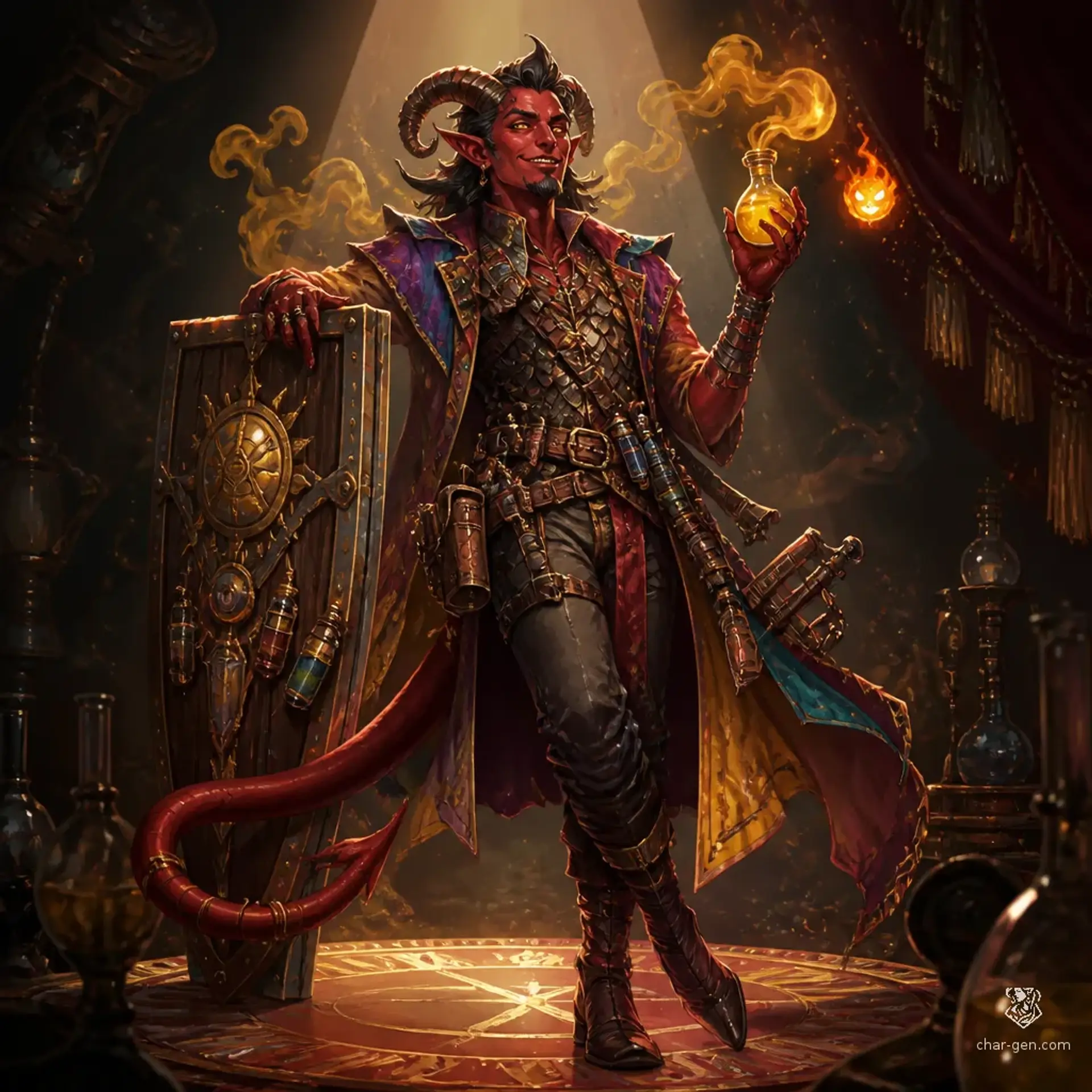 Lynx - AI-generated fantasy Character