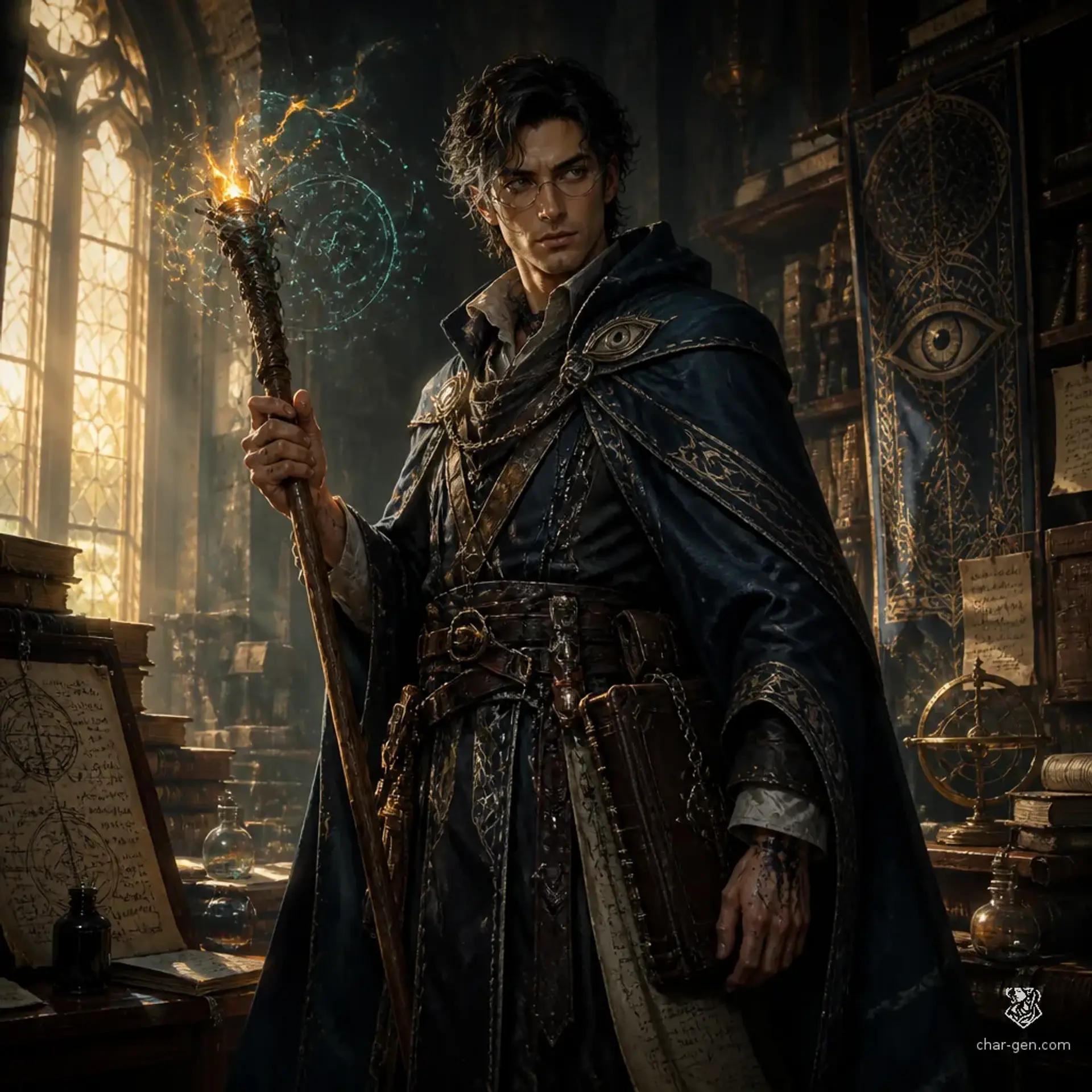 Ezekiel - AI-generated fantasy Character