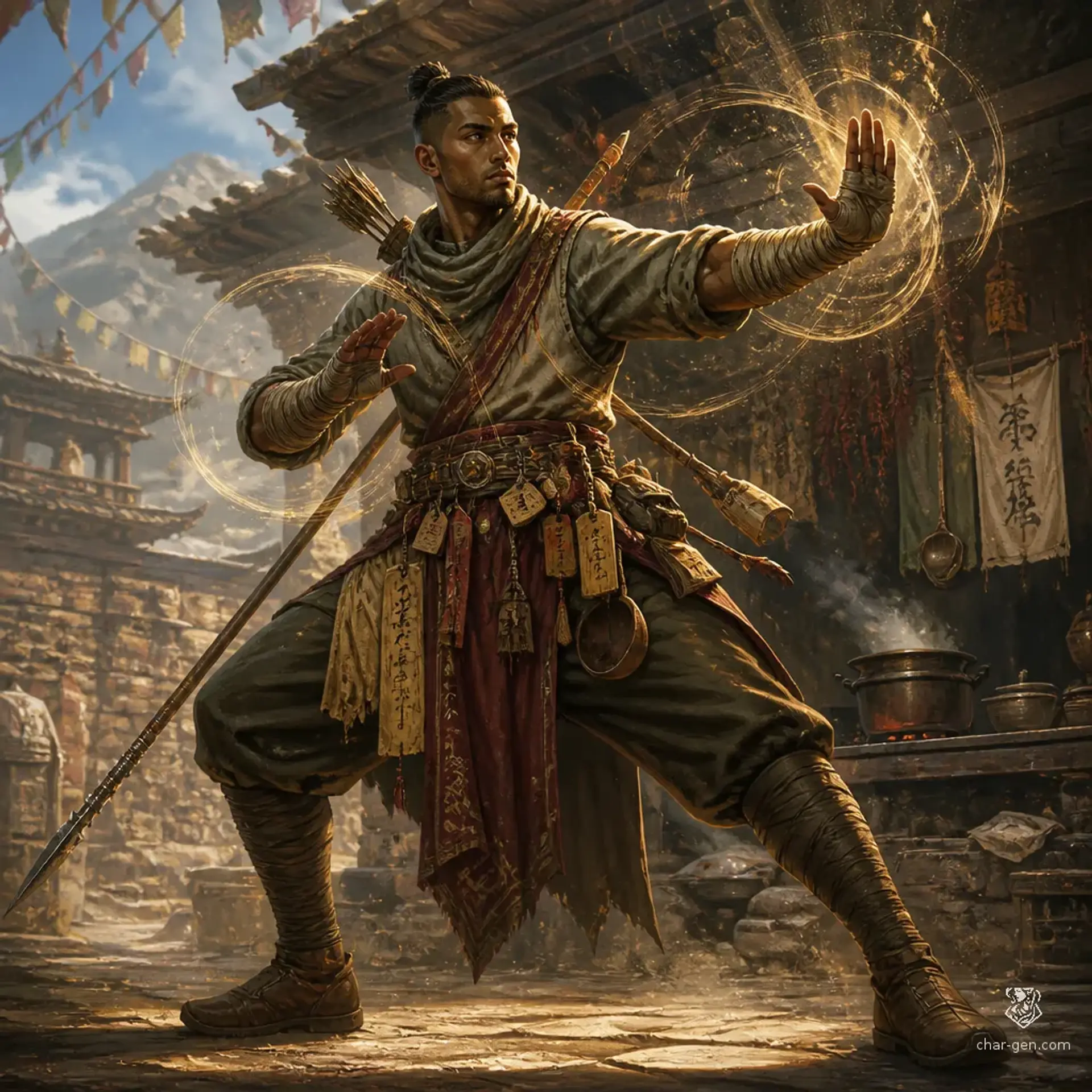 Harlow - AI-generated fantasy Character