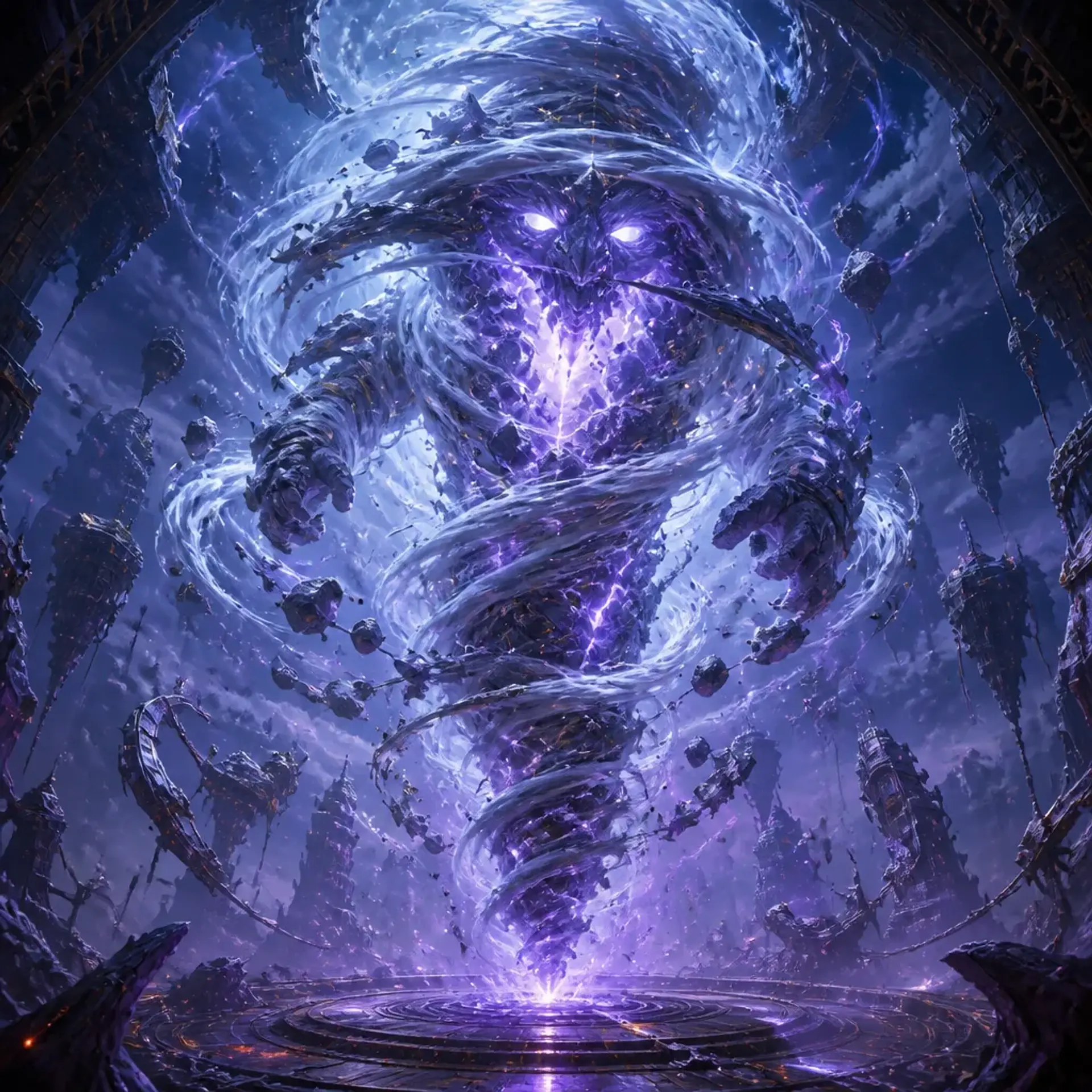 Vortex Elemental - AI-generated fantasy Monster