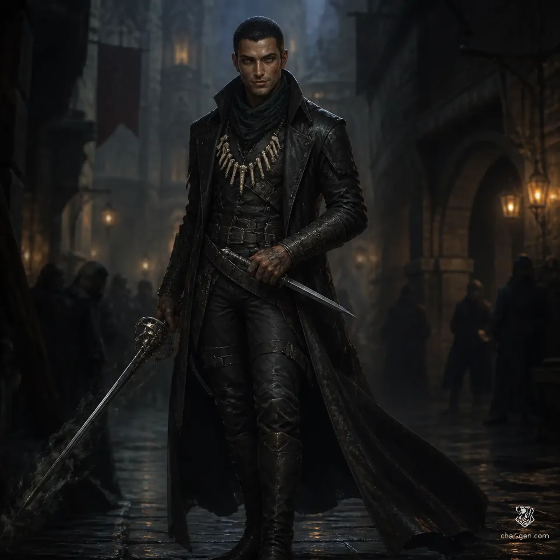 Varric Sable - AI-generated fantasy Character