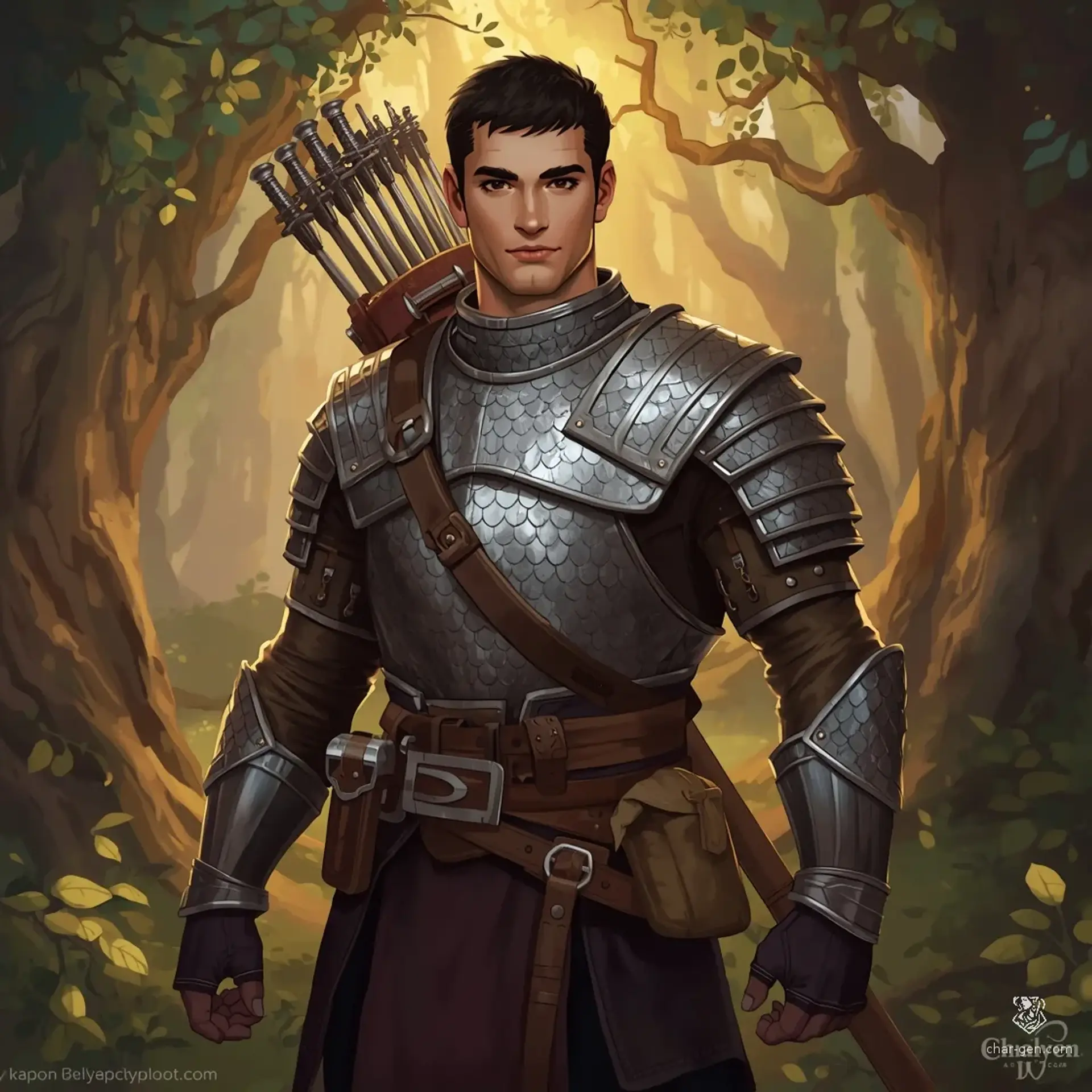 Pofius - AI-generated fantasy Character