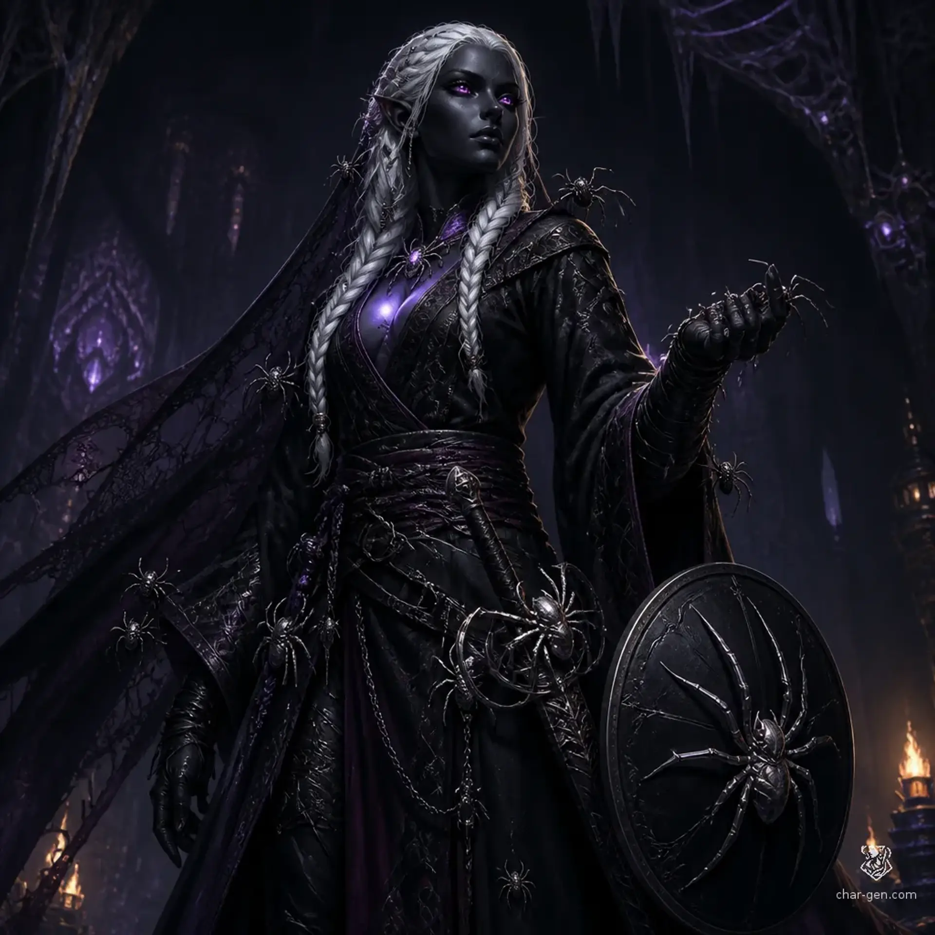 Aurelia Malice - AI-generated fantasy Character