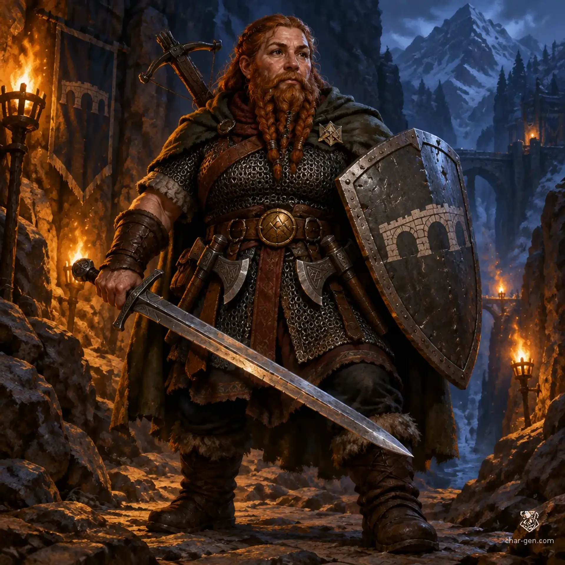 Borka Tömör - AI-generated fantasy Character