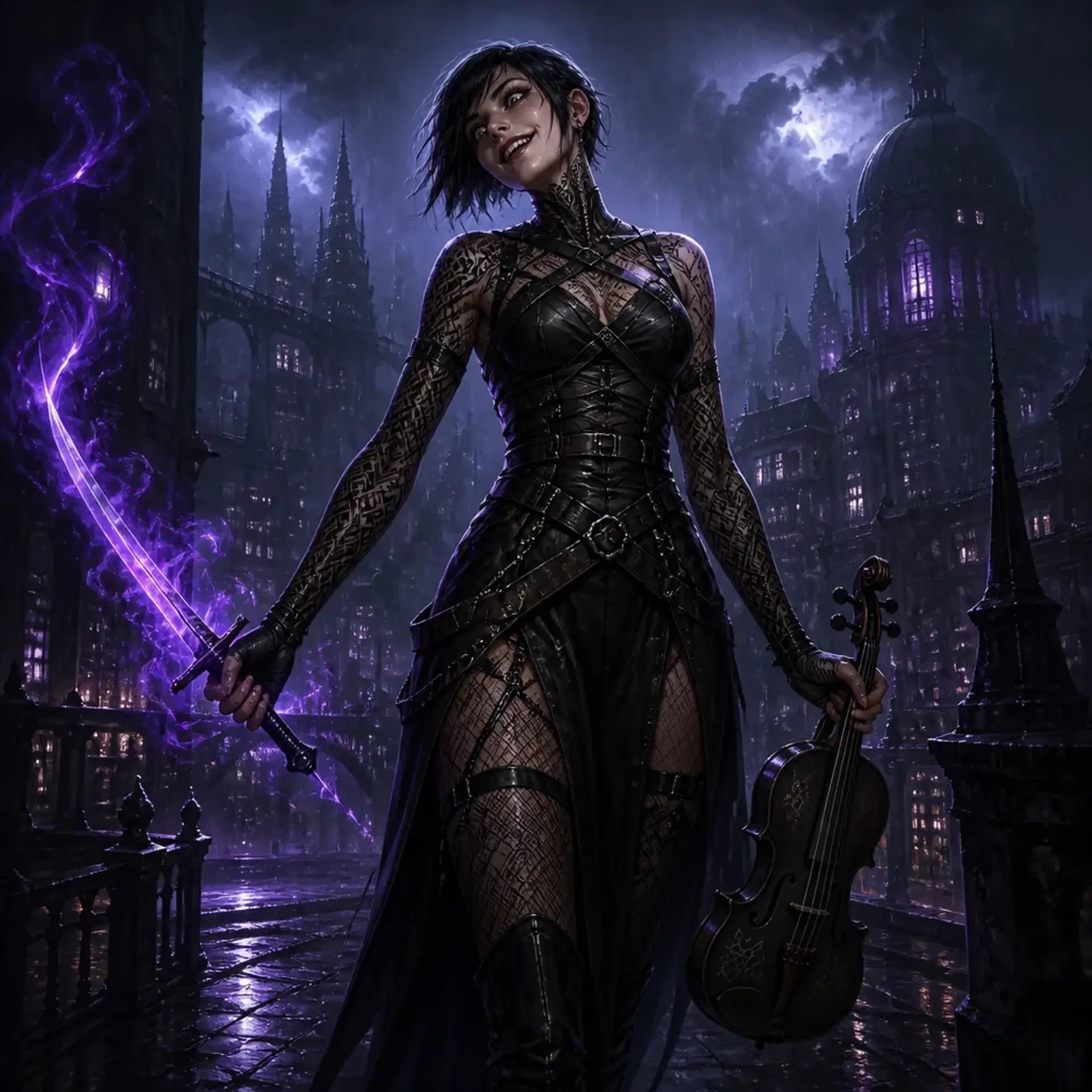 Sable Vane - AI-generated fantasy Character