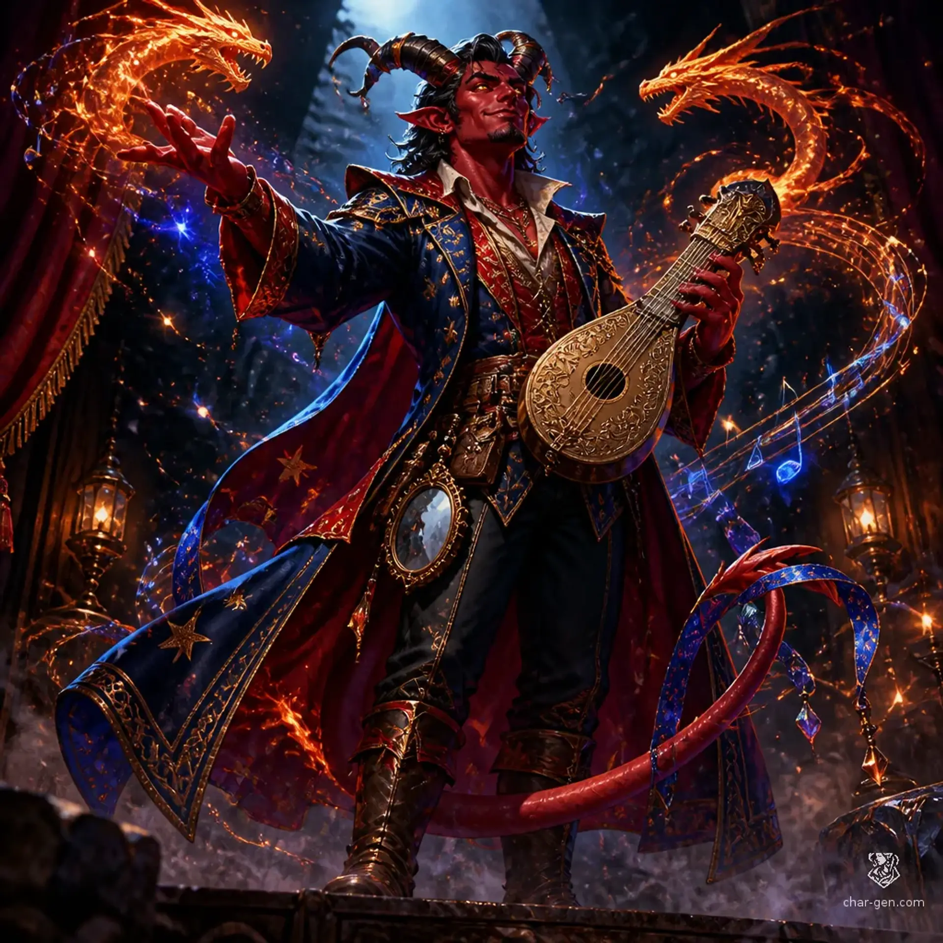 Starbrite - AI-generated fantasy Character