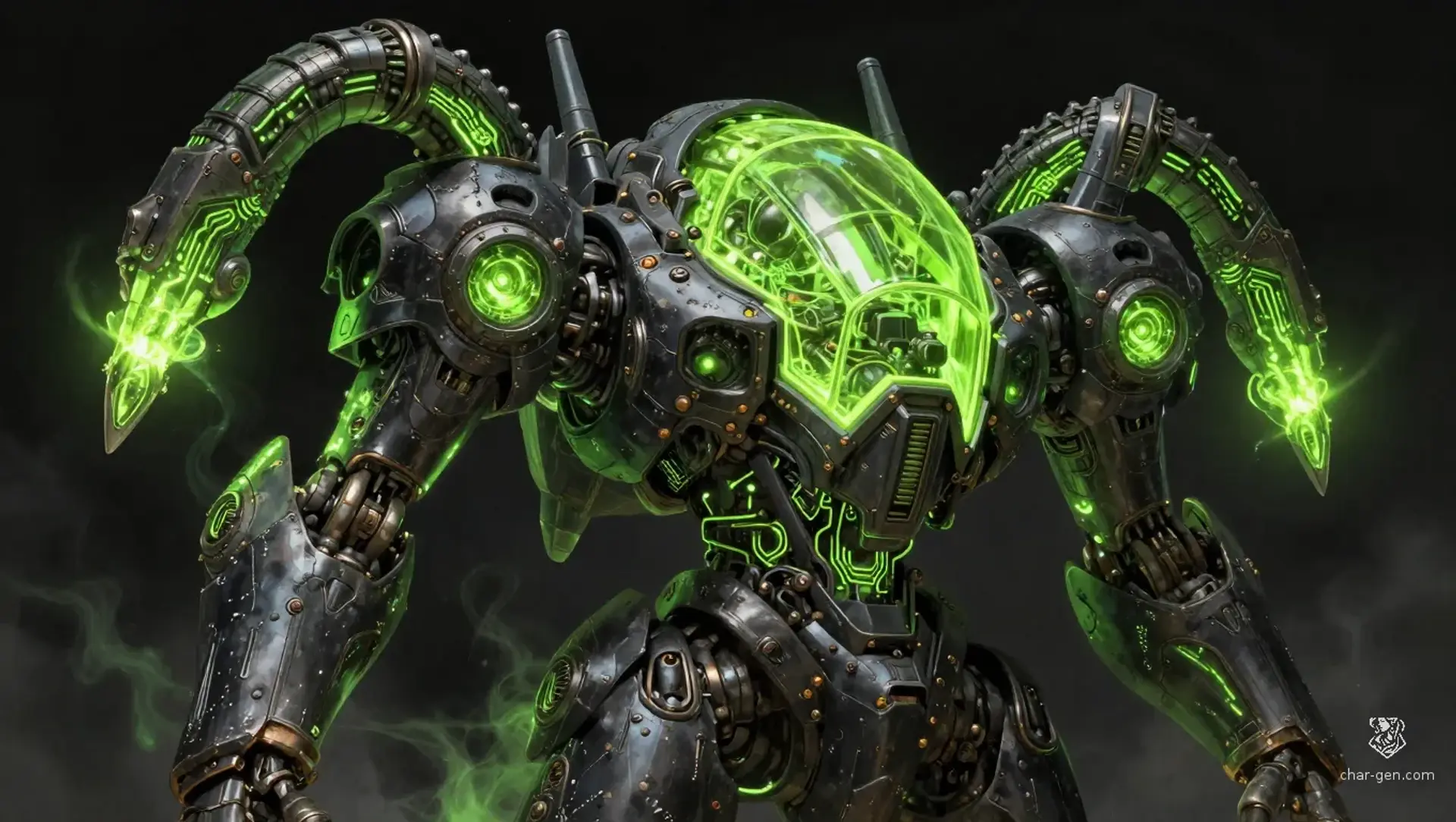 The Psyconqueror (Psycho Bot Walker, Model Hydra) | Fantasy Magic Item ...
