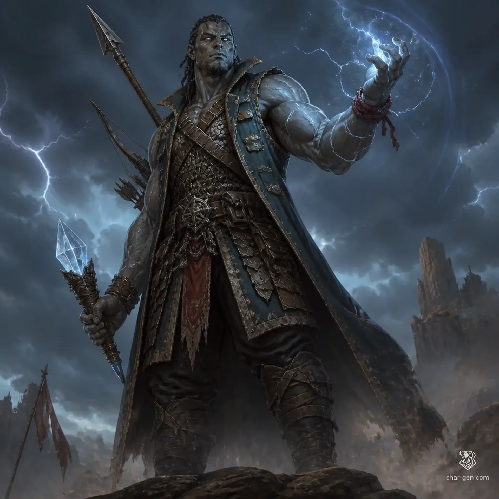 Shakhsi - AI-generated fantasy Character