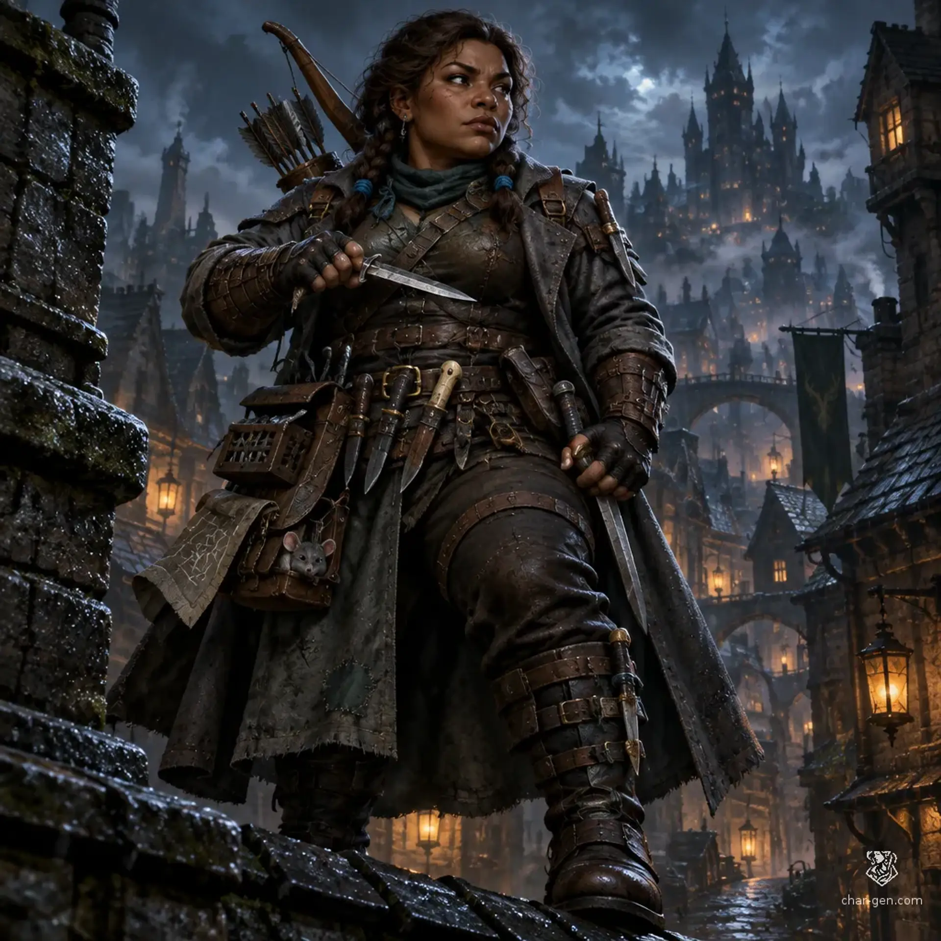 Brynna Ochoa - AI-generated fantasy Character