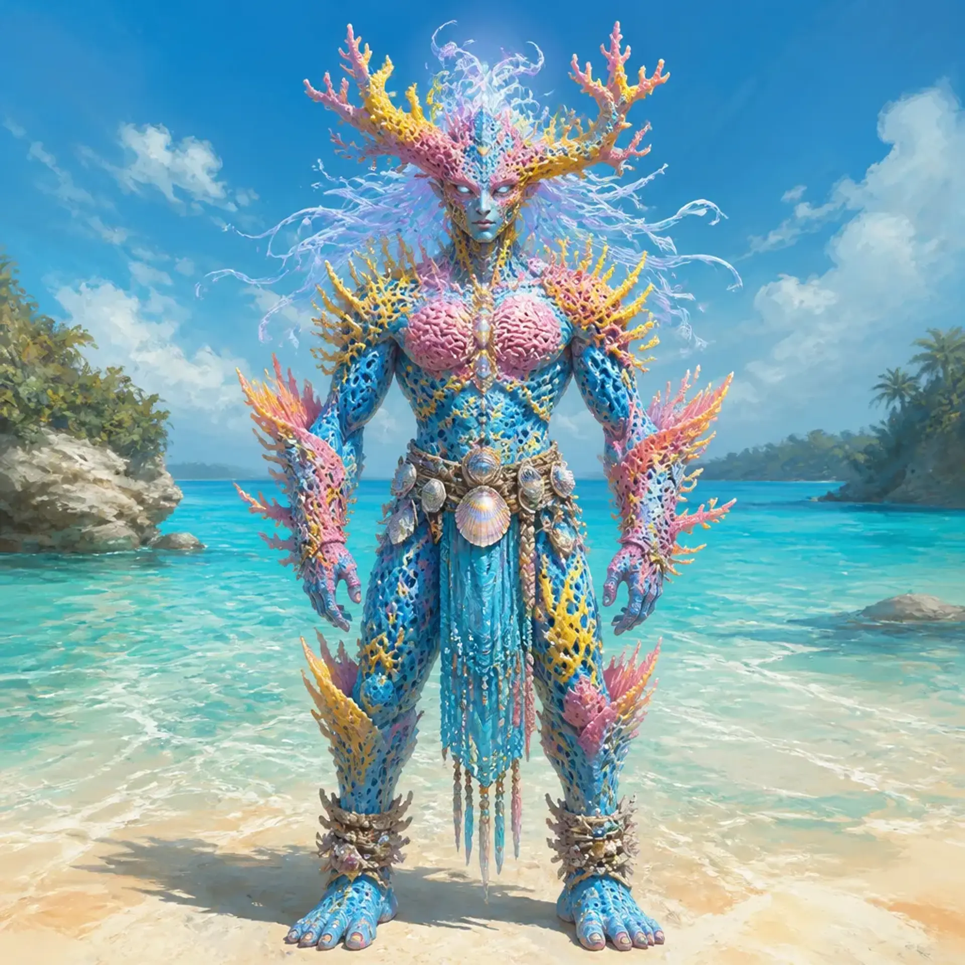 Koraliden - AI-generated fantasy Species