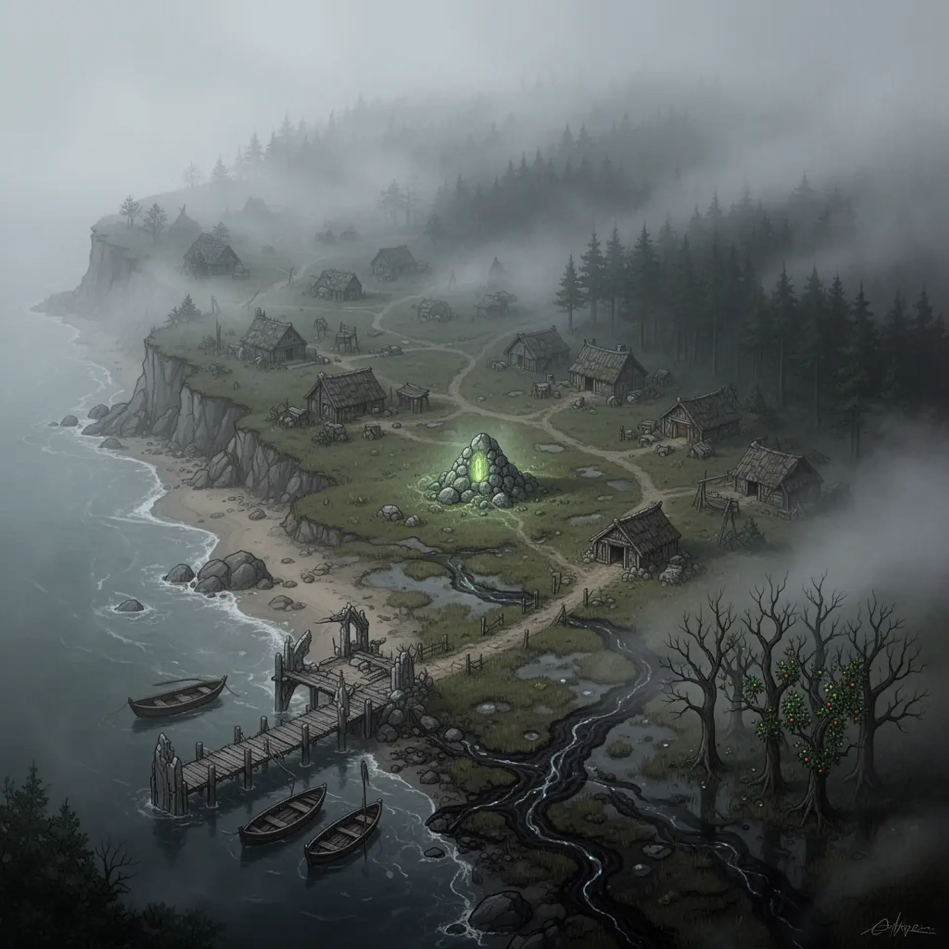 Morthelion - AI-generated fantasy Region