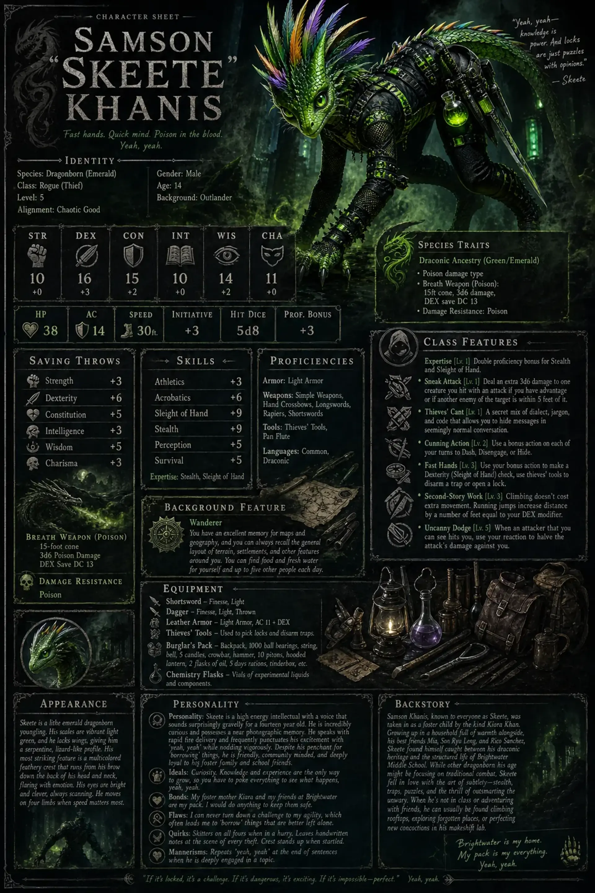 Character Sheet