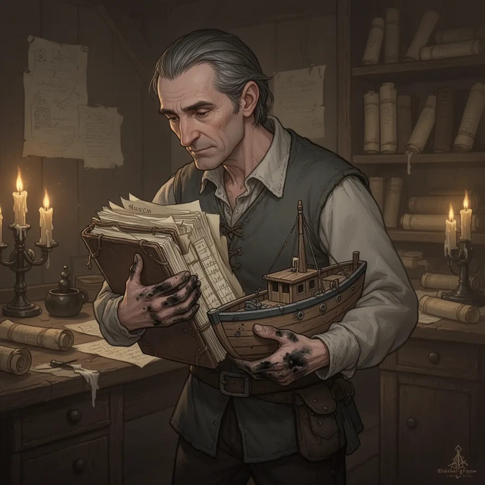 Edran Pyle - AI-generated fantasy NPC