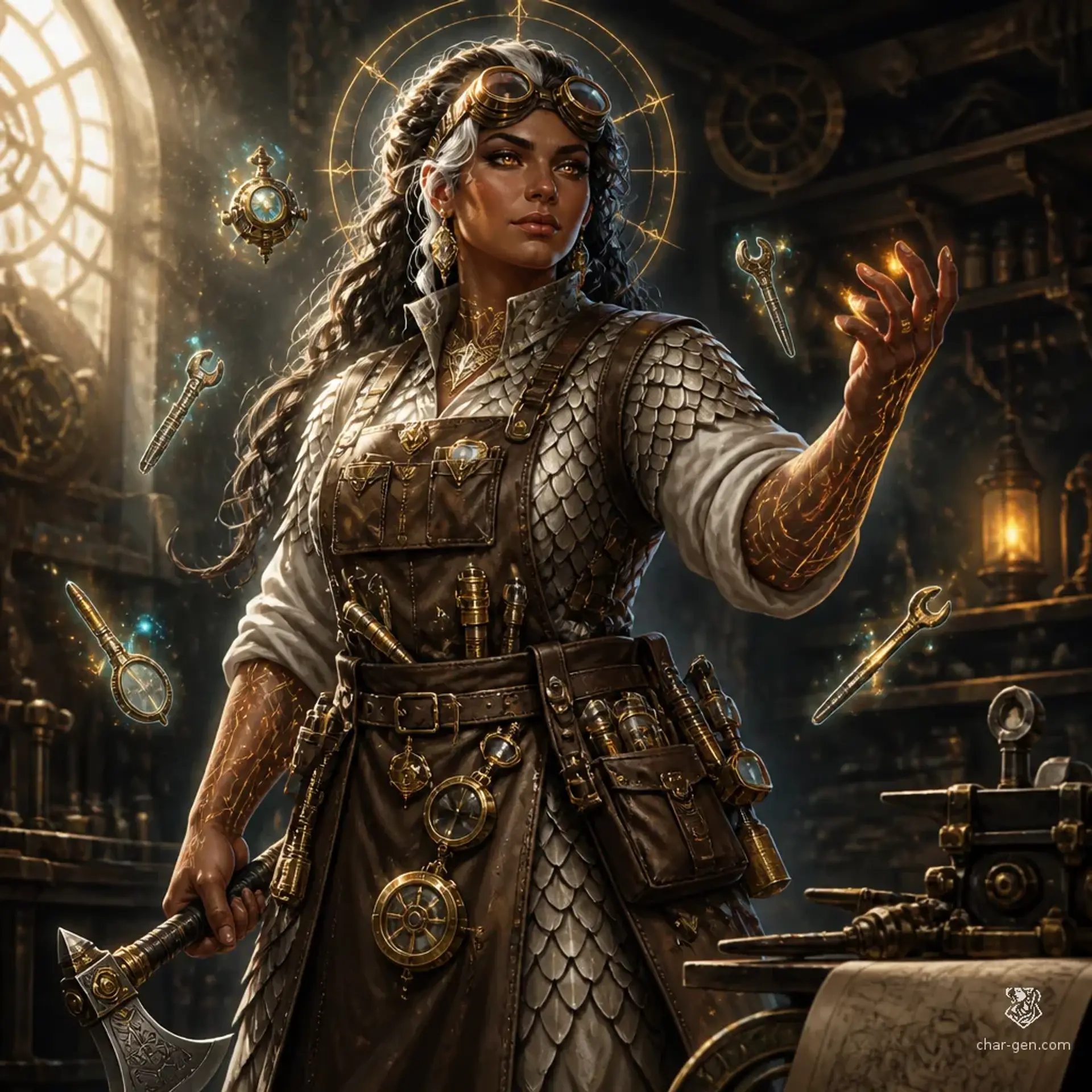Ivo Cendekia - AI-generated fantasy Character