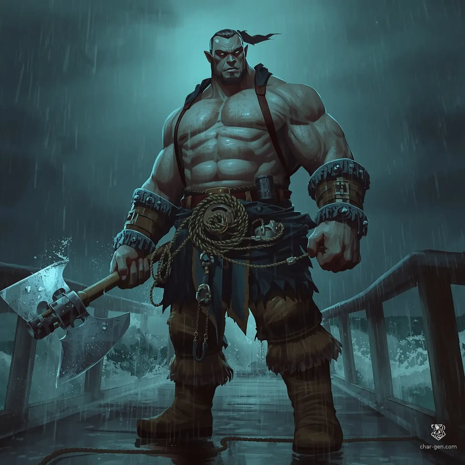 Keith Daniel - AI-generated fantasy Character