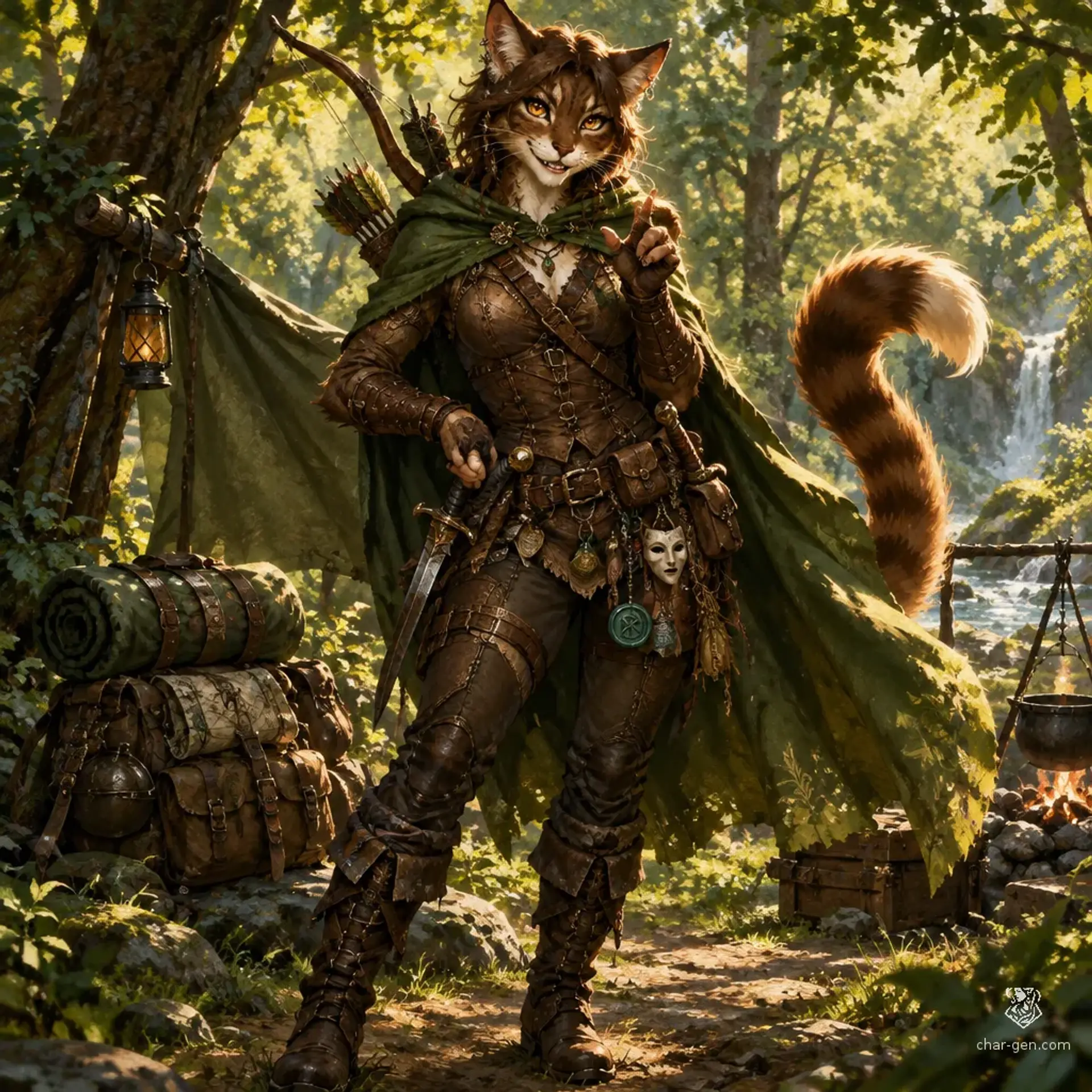 Cocoa - AI-generated fantasy Character