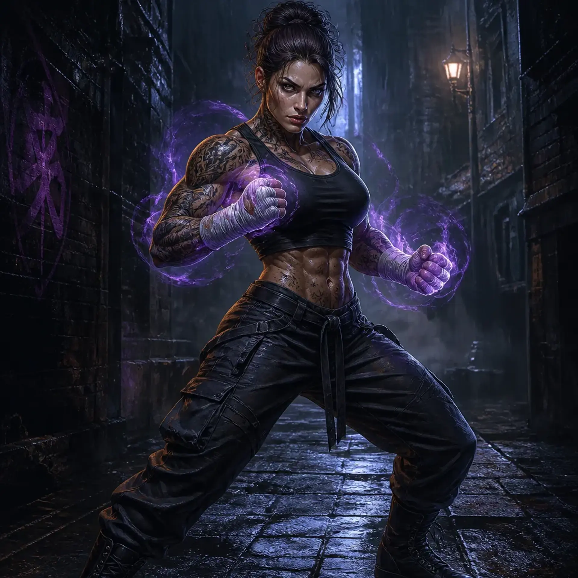 Vivian Cross - AI-generated fantasy Character