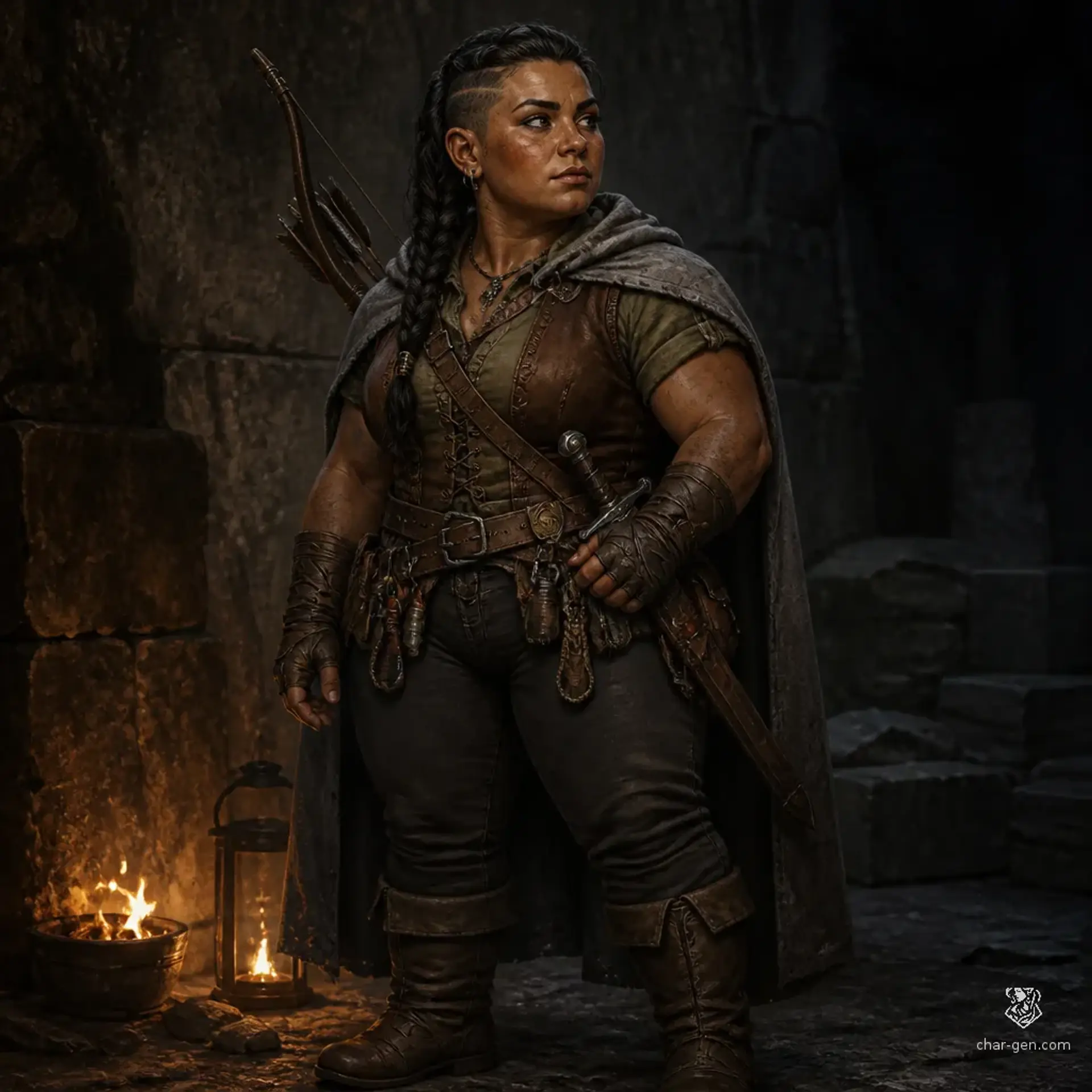 Ketta Varkut - AI-generated fantasy NPC