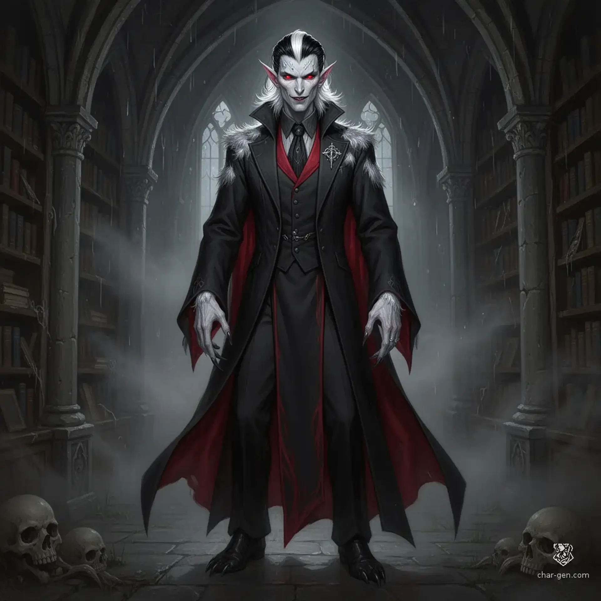 Professor Padriac Ohyra - AI-generated fantasy NPC