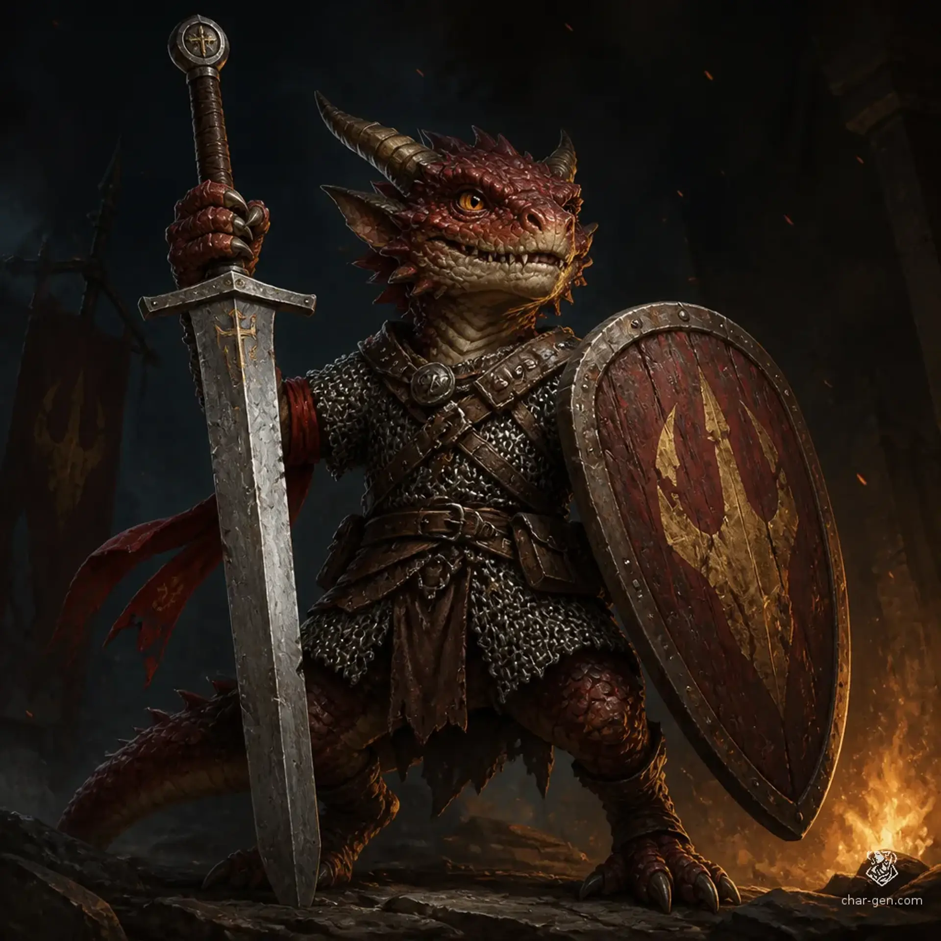 PAWTHOR - AI-generated fantasy Character
